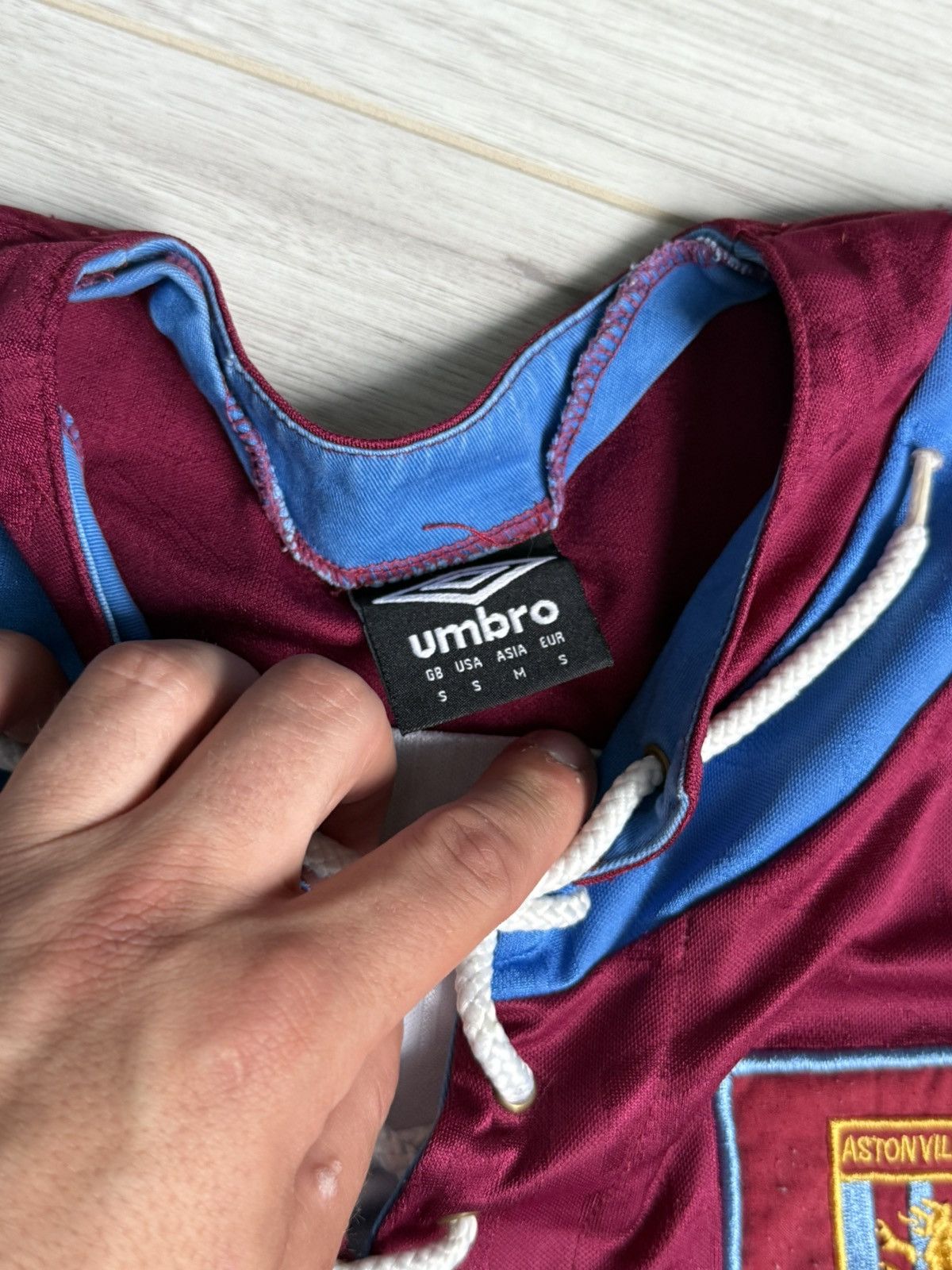 Umbro × Vintage Vintage Aston Villa 1992 kit Umbro jersey shirt Size US S / EU 44-46 / 1 - 3 Thumbnail