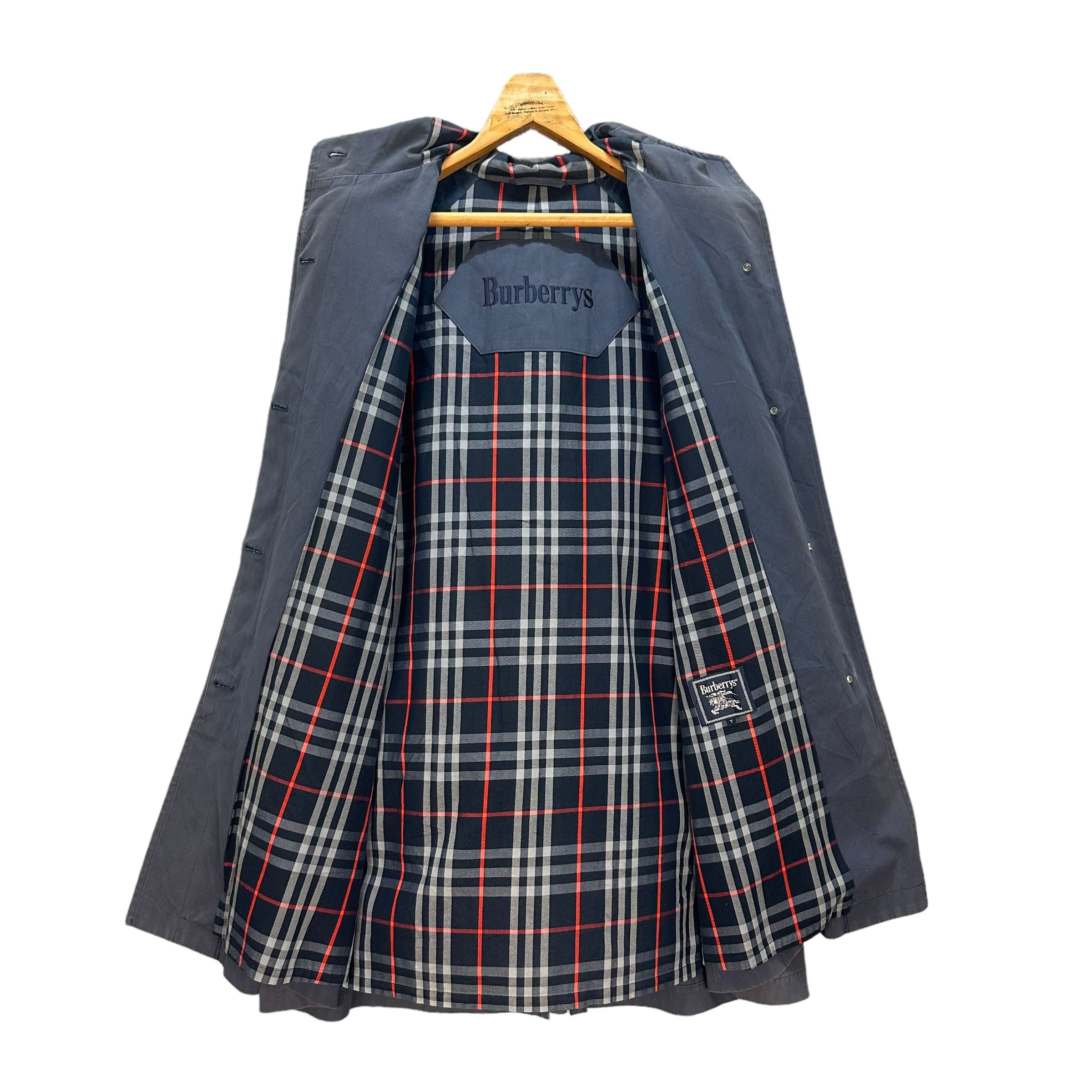Burberry BURBERRYS HOODED LONG COAT JACKET #8749-024 Size XL / US 12-14 / IT 48-50 - 8 Thumbnail