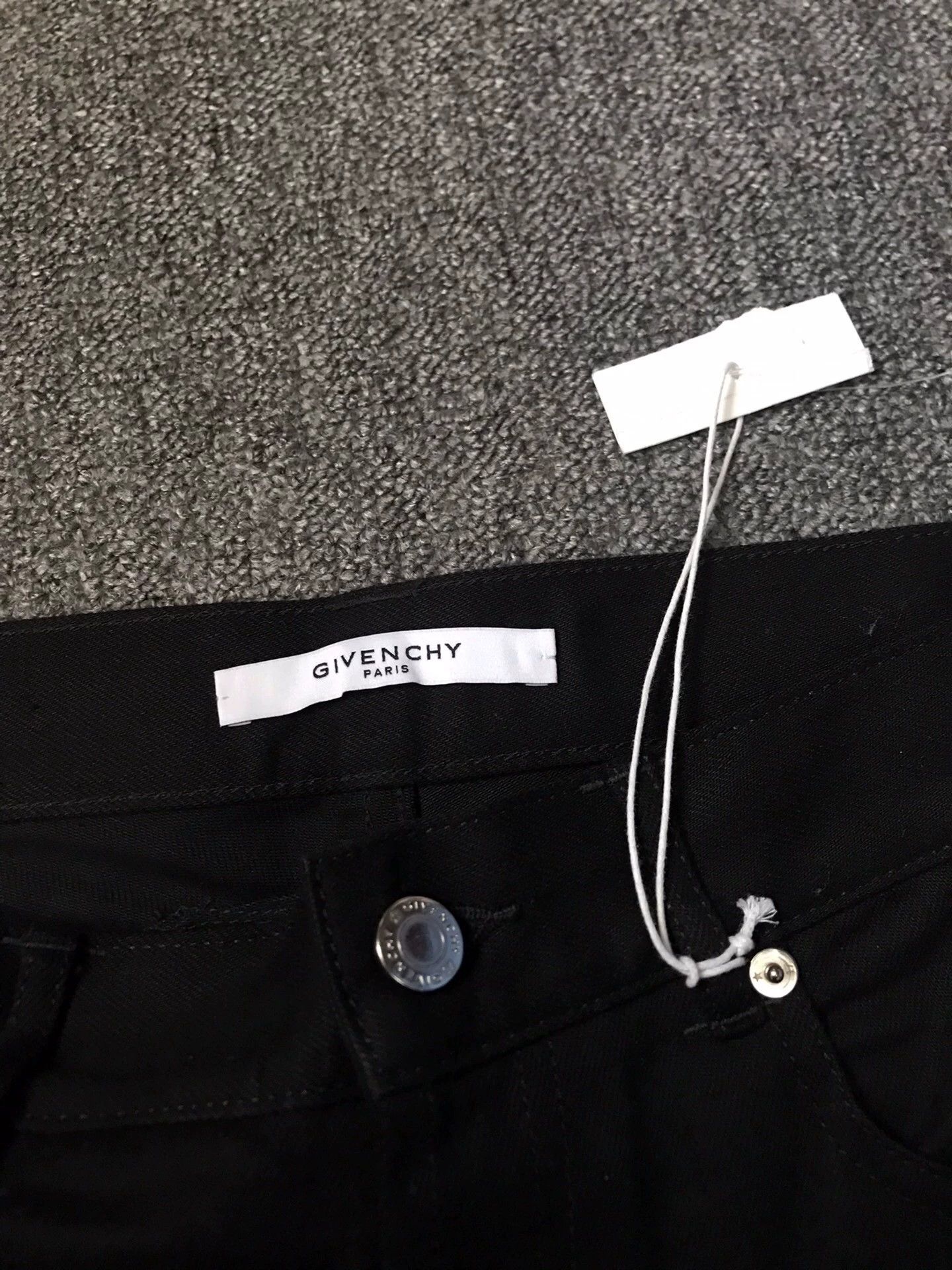Givenchy Givenchy Black Straight Leg Jeans 32 Star Embroidery Back Size US 32 / EU 48 - 3 Thumbnail