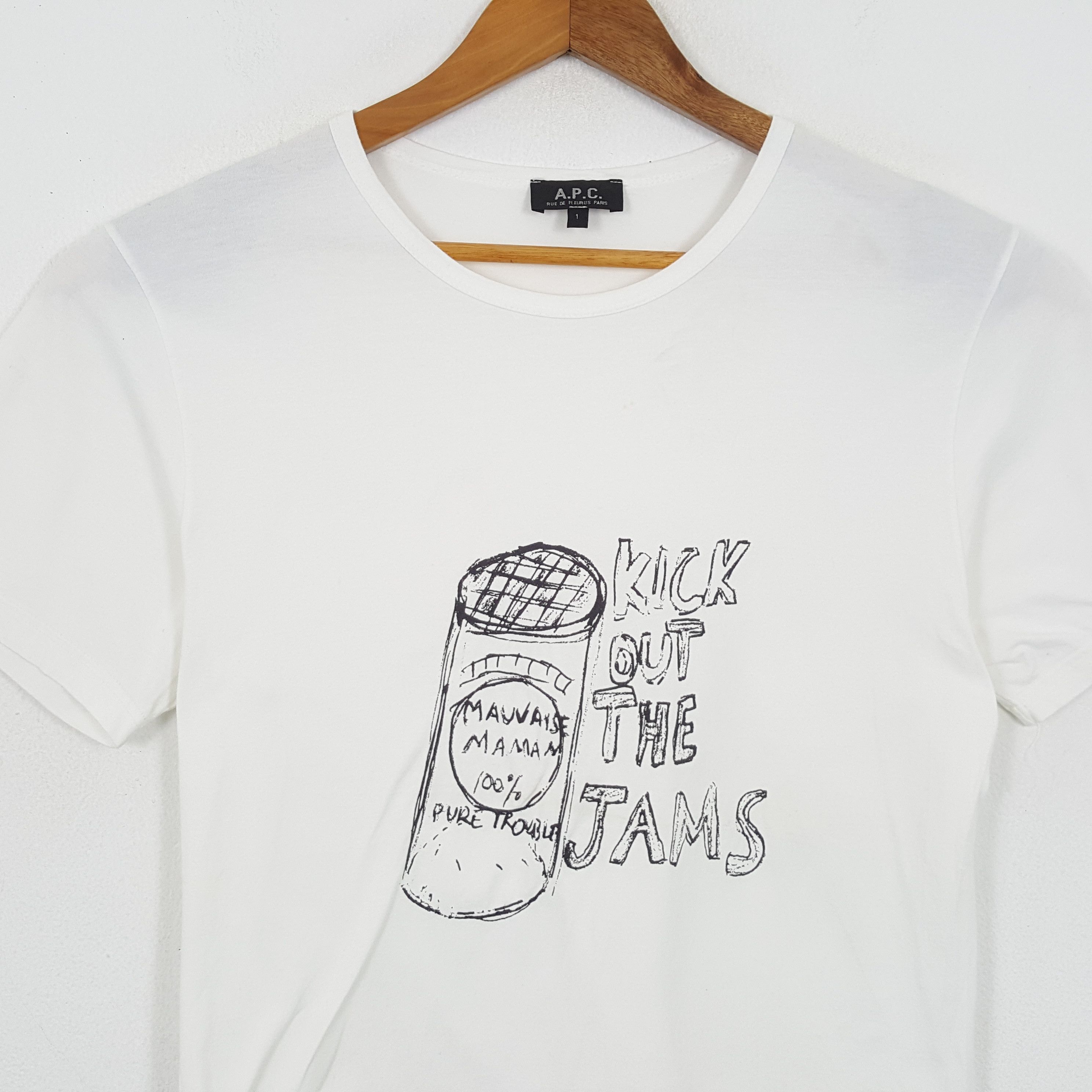 A.P.C. × Japanese Brand × Vintage Vintage A.P.C Japanese Fashion Brand T-Shirts Size US M / EU 48-50 / 2 - 2 Thumbnail