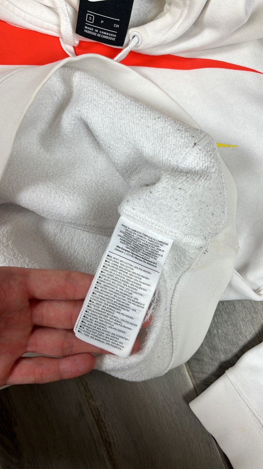 Nike Nike Microbrand Pullover Drill White Hoodie Size US S / EU 44-46 / 1 - 7 Thumbnail