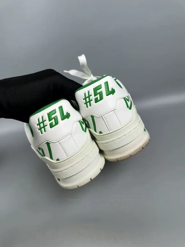 Louis Vuitton Louis Vuitton Black, white and green printed casual shoes Size US 7 / EU 40 - 8 Thumbnail