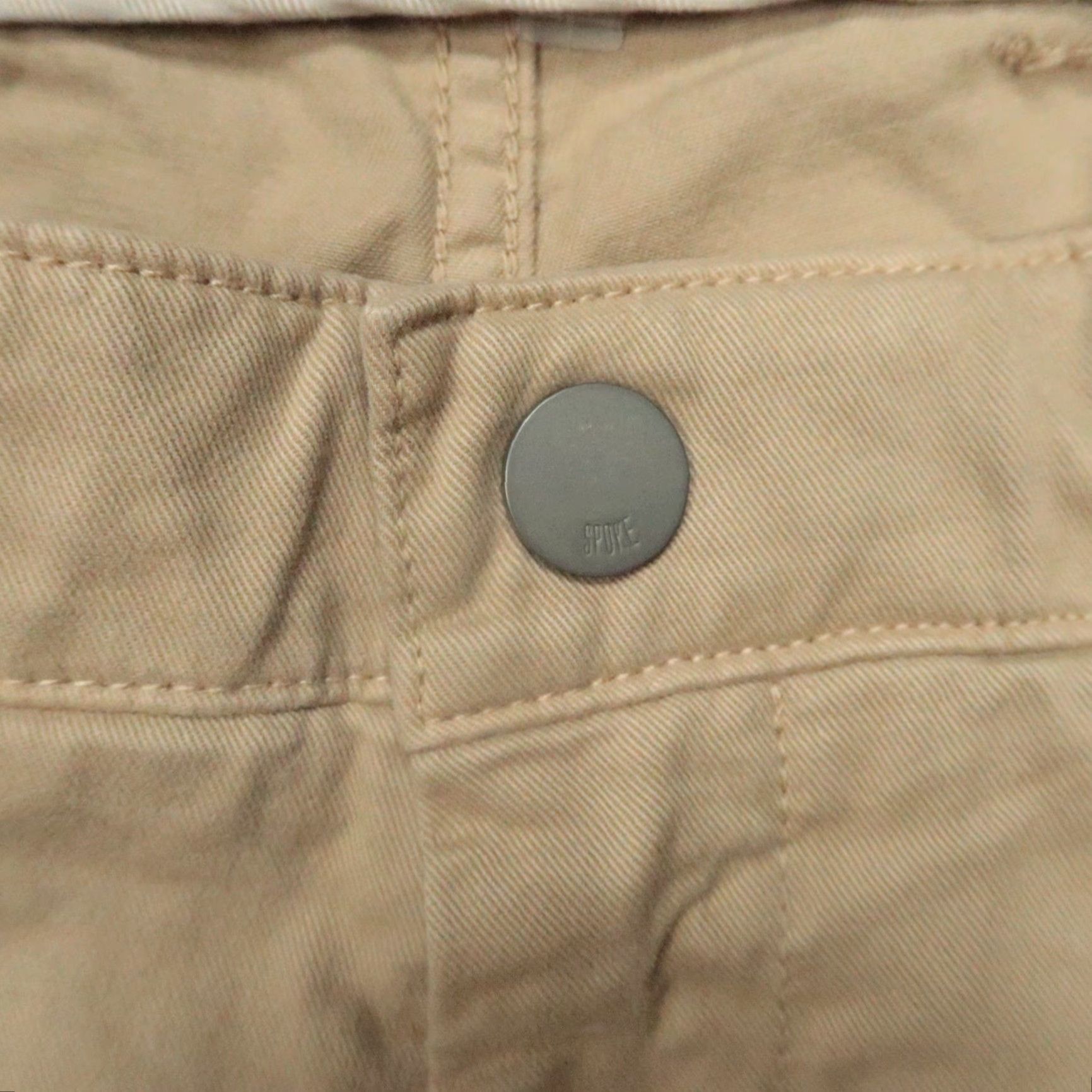 Vintage Spoke Pants Men 46x34 Khaki Tan Build B Chino Trousers Flat Front NWT Size US 30 / EU 46 - 5 Thumbnail