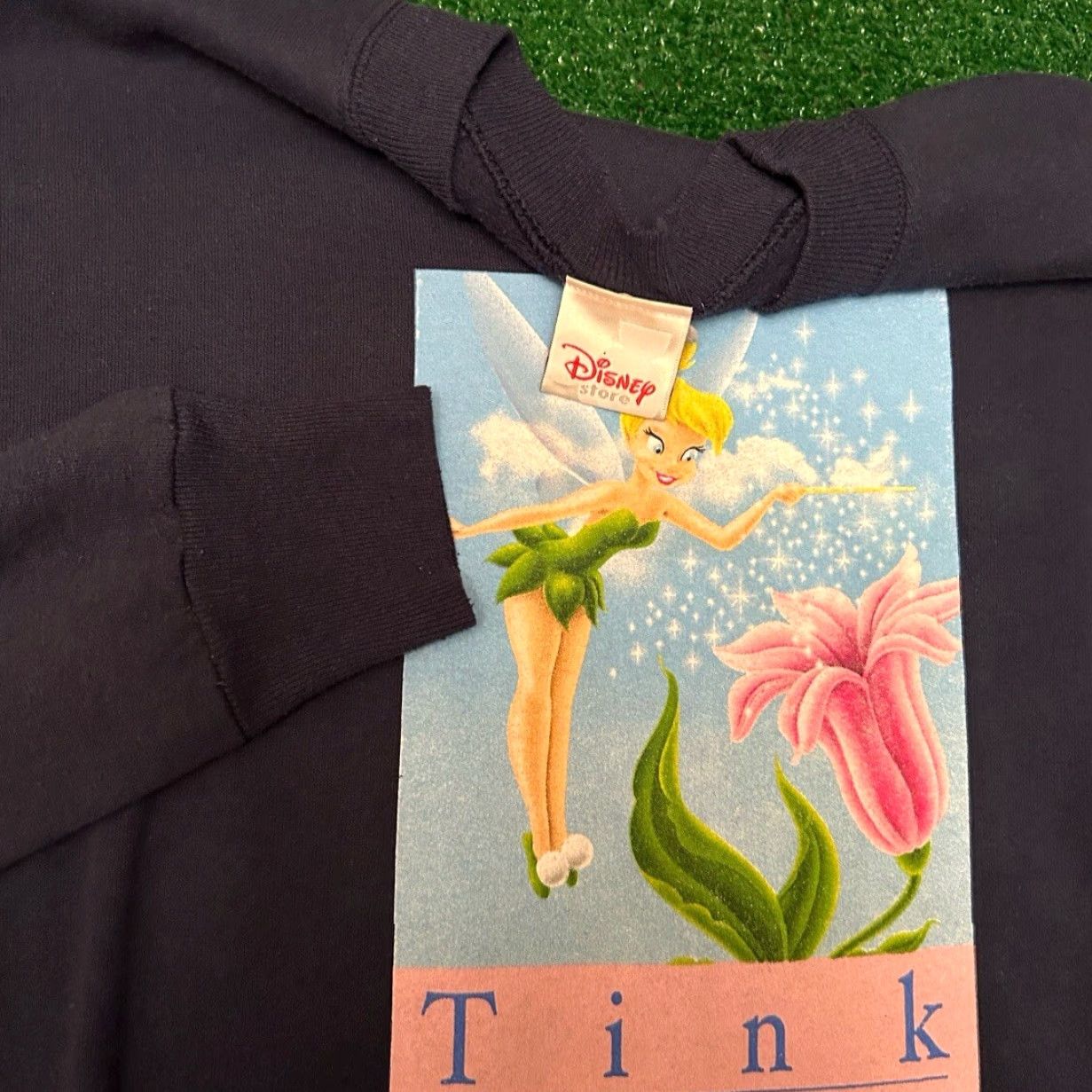 Disney VINTAGE Disney Tinker Bell Cartoon VTG Crewneck Sweater Unisex Adults M Blue 90s Cartoon Pullover Crew Neck Girls Mens Size US M / EU 48-50 / 2 - 2 Thumbnail