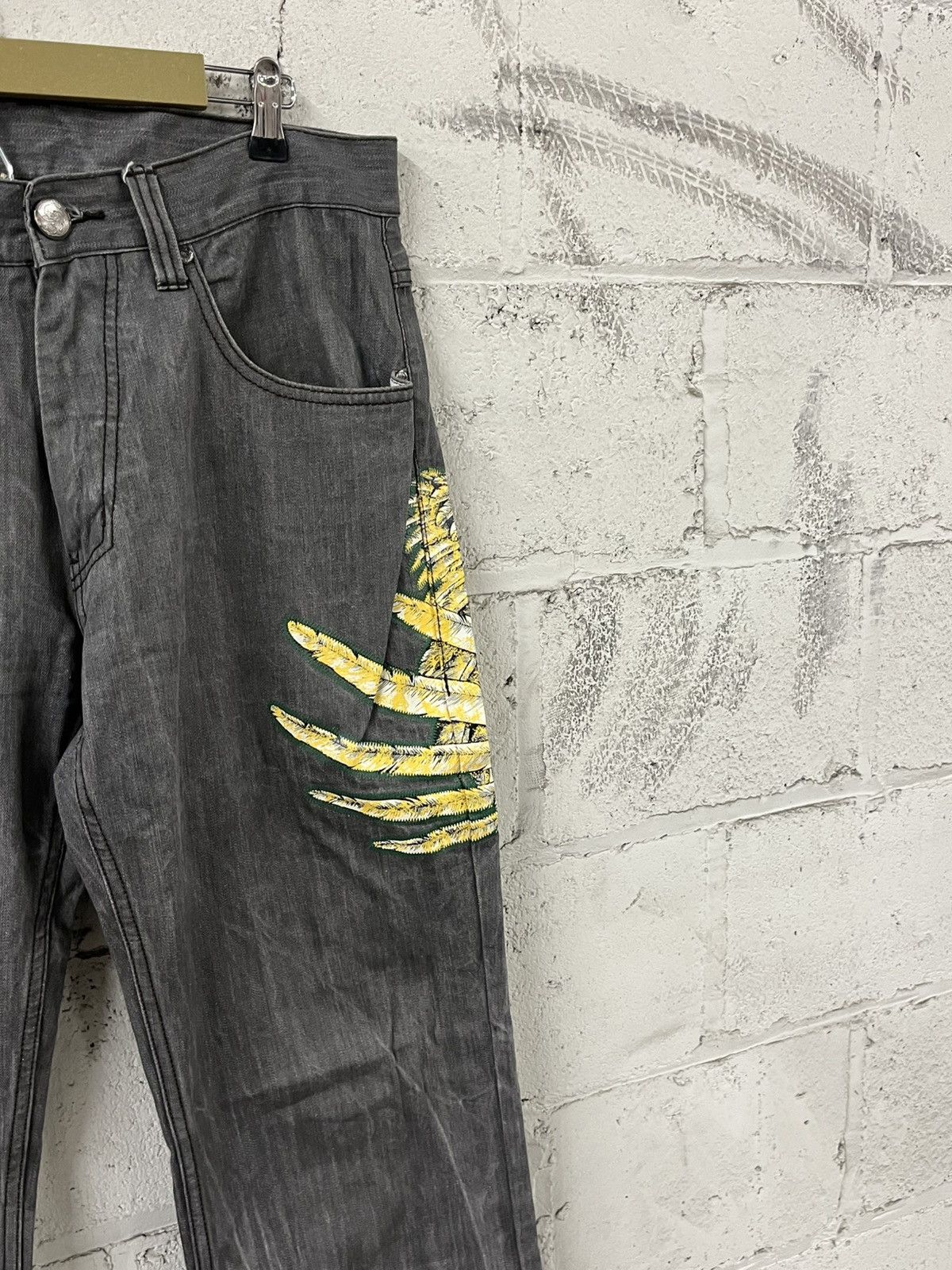 Ed Hardy Y2k ED hardy style baggy fit wide leg denim skater grunge Size US 36 / EU 52 - 9 Thumbnail