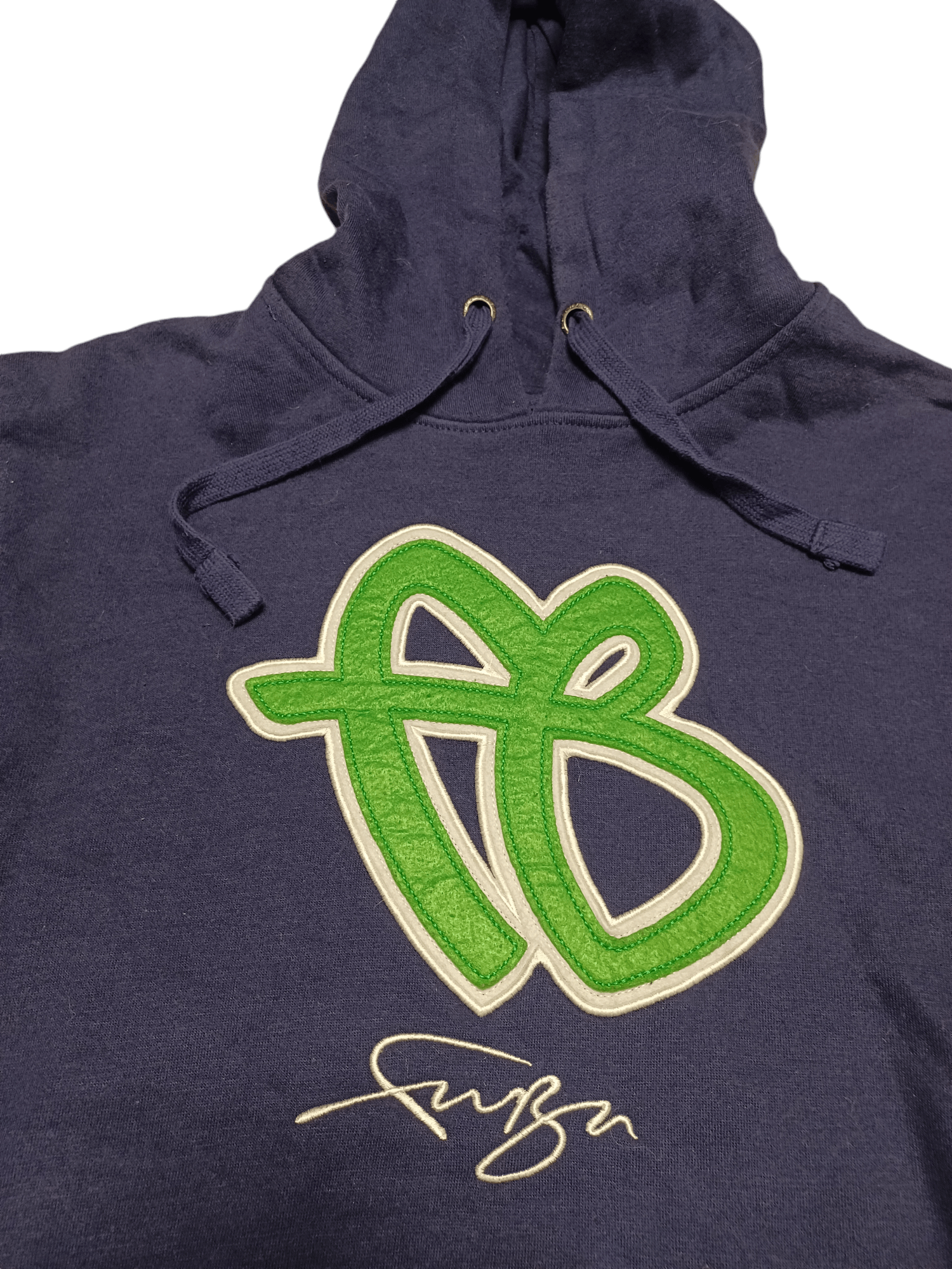 Fubu FUBU VINTAGE BIGLOGO EMBROIDERED HOODIE RAP SK8 Y2K DRILL Size US L / EU 52-54 / 3 - 2 Thumbnail