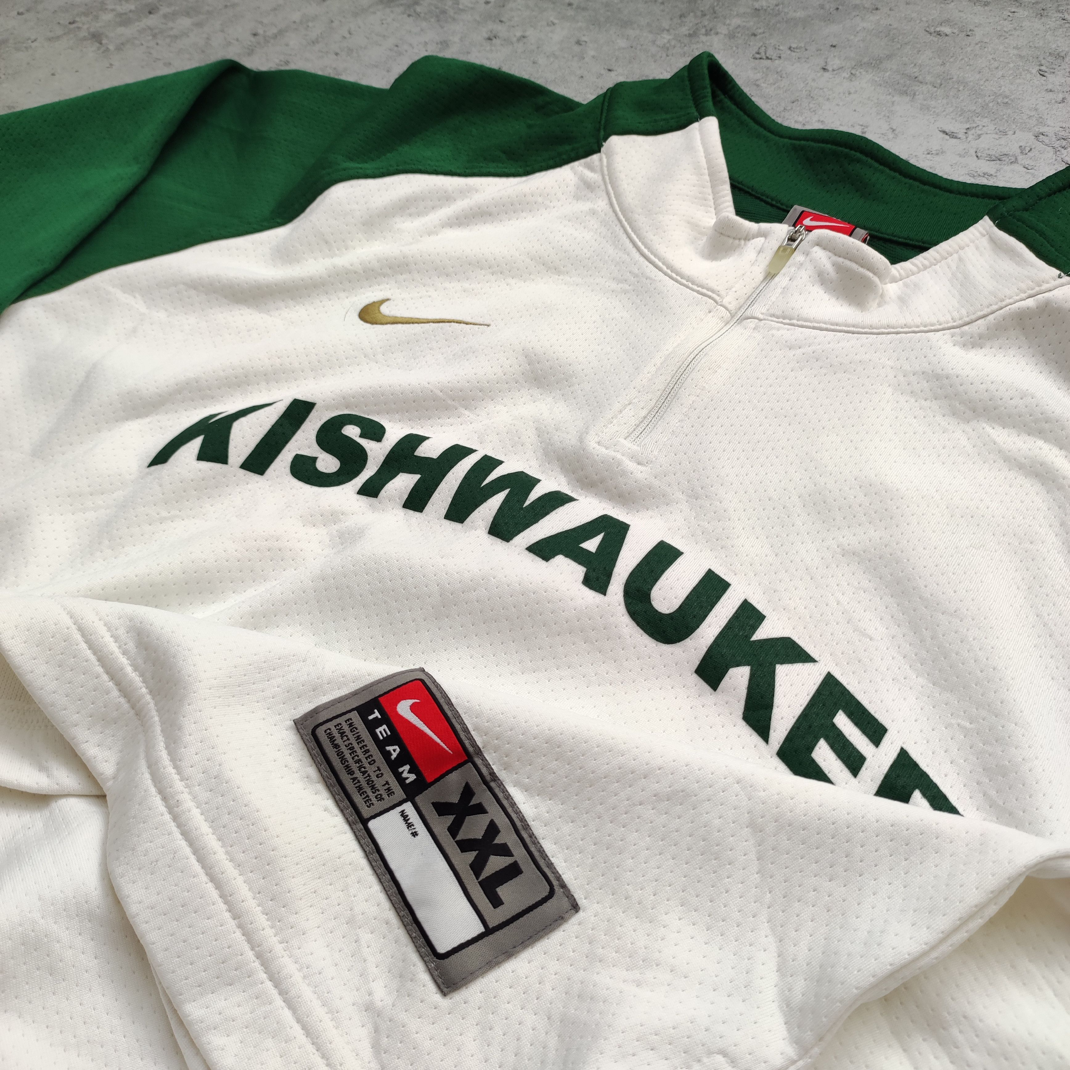Nike × Vintage RARE 90s Nike x Kishwaukee #4 Hozeska NFL Jersey Size US XXL / EU 58 / 5 - 5 Thumbnail