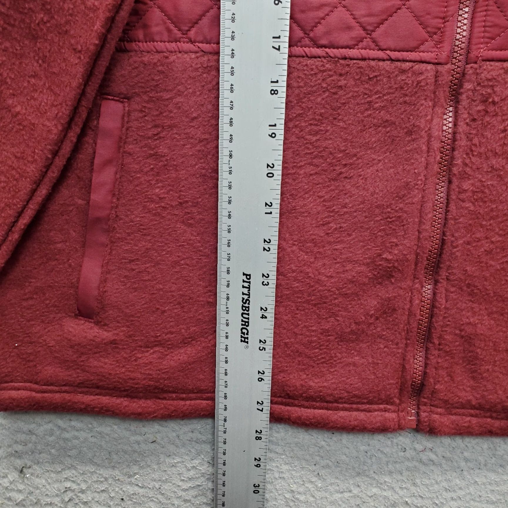 Eddie Bauer Eddie Bauer Zip Up Polar Fleece Jacket Womens XXL Red EB010877 Jacket Womens XXL Red EB010877 Size XXL / US 16-18 / IT 52-54 - 3 Thumbnail