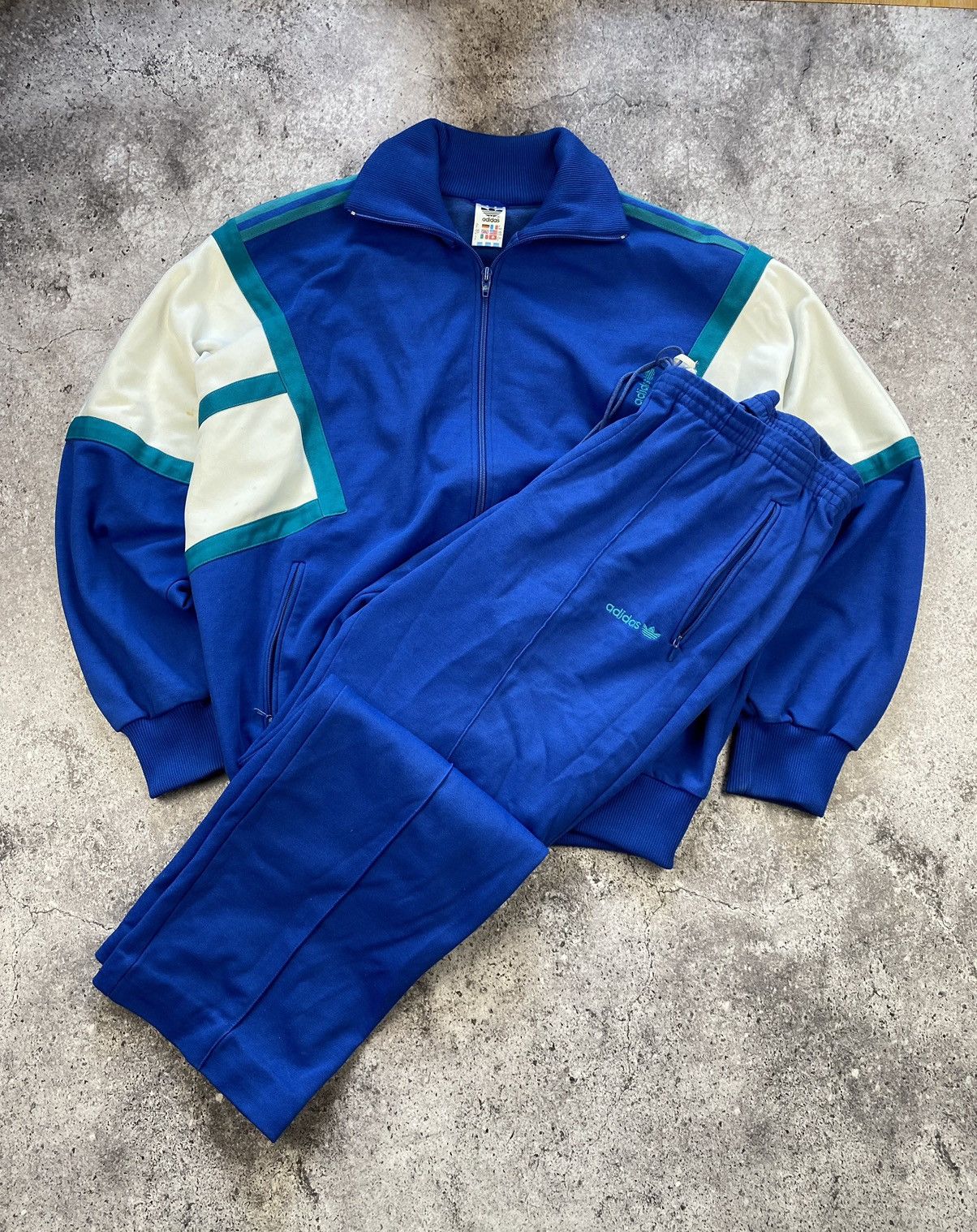Vintage 80s Adidas Y2K Tracksuit Made In Hungary Archive