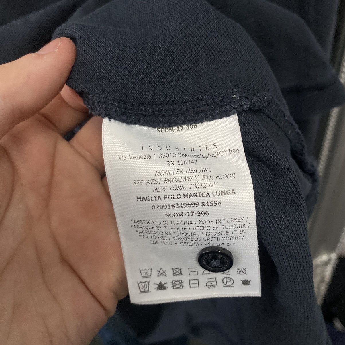 Moncler Moncler Polo Long Sleeve Size US XL / EU 56 / 4 - 9 Thumbnail