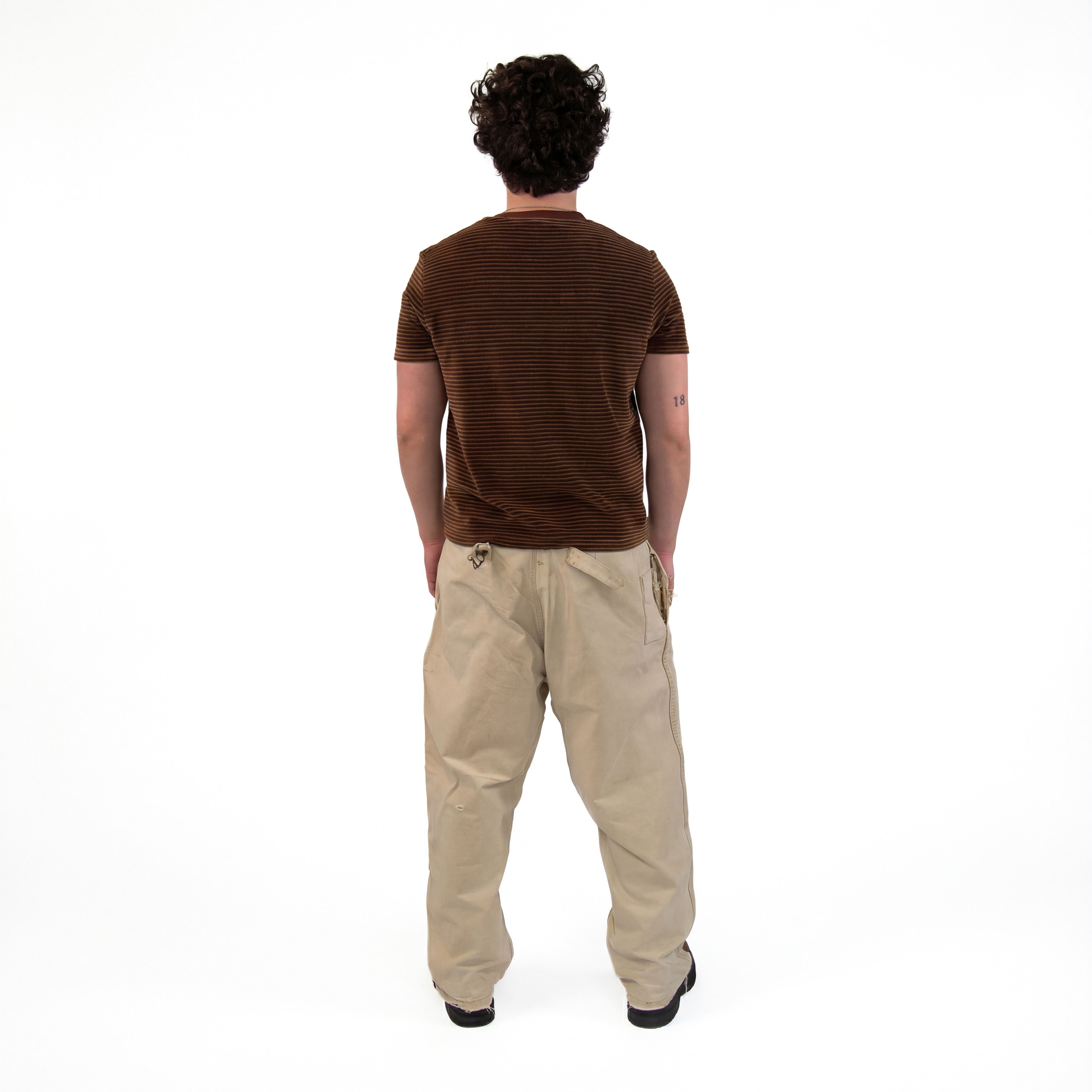 Vintage Vintage 50s French Utility Workwear Pants Size US 34 / EU 50 - 5 Thumbnail