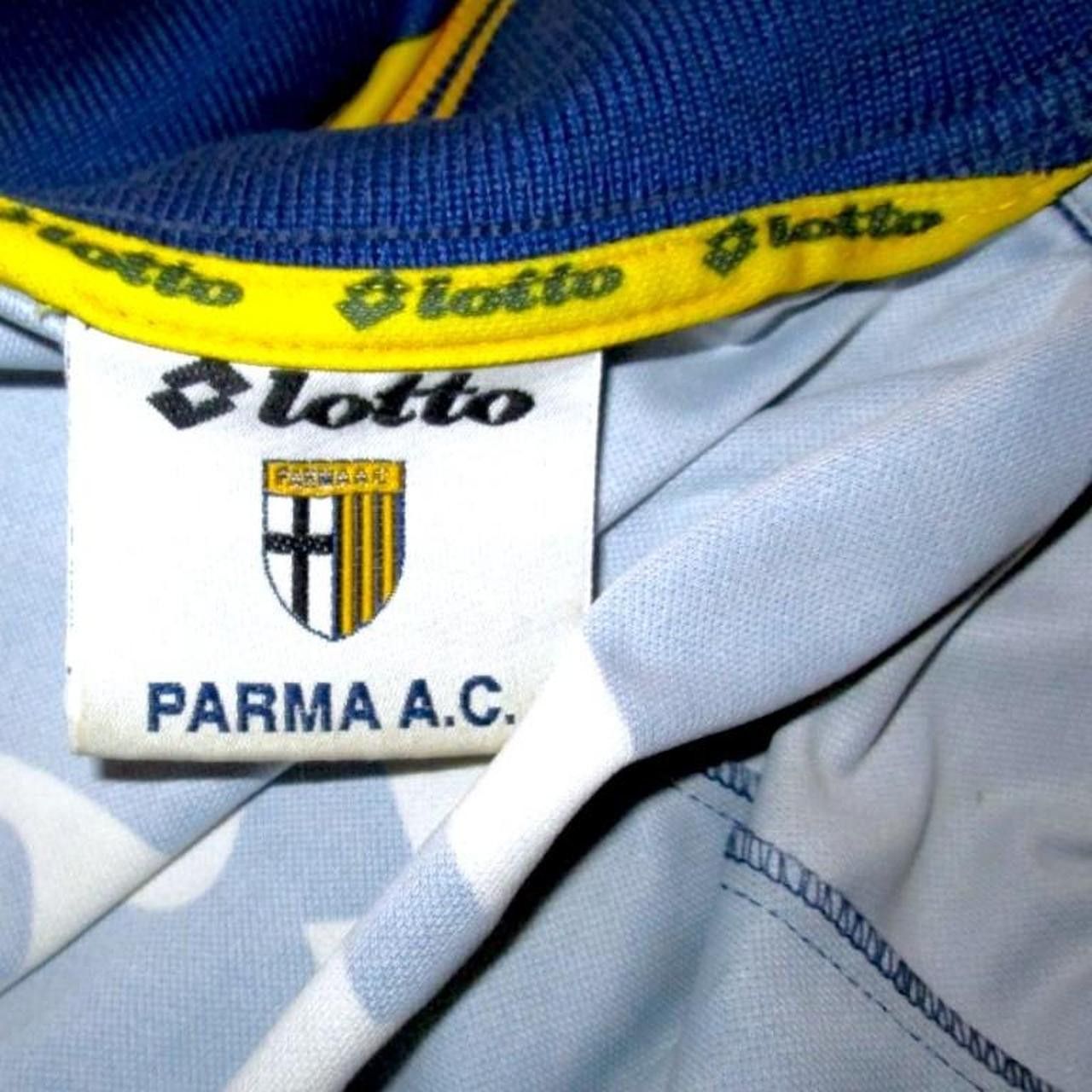 Lotto Sport Fc Parma 1998 1999 trikot Maglia maillot Camiseta Long Size US L / EU 52-54 / 3 - 3 Thumbnail