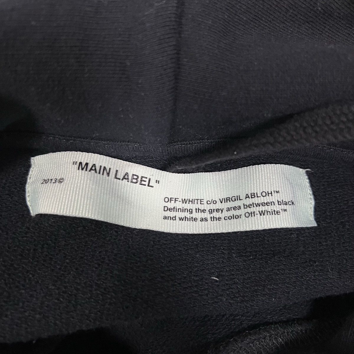 Off-White OFF-WHITE SS19 DIAGONAL SPLIT LOGO HOODIE Size US M / EU 48-50 / 2 - 3 Thumbnail