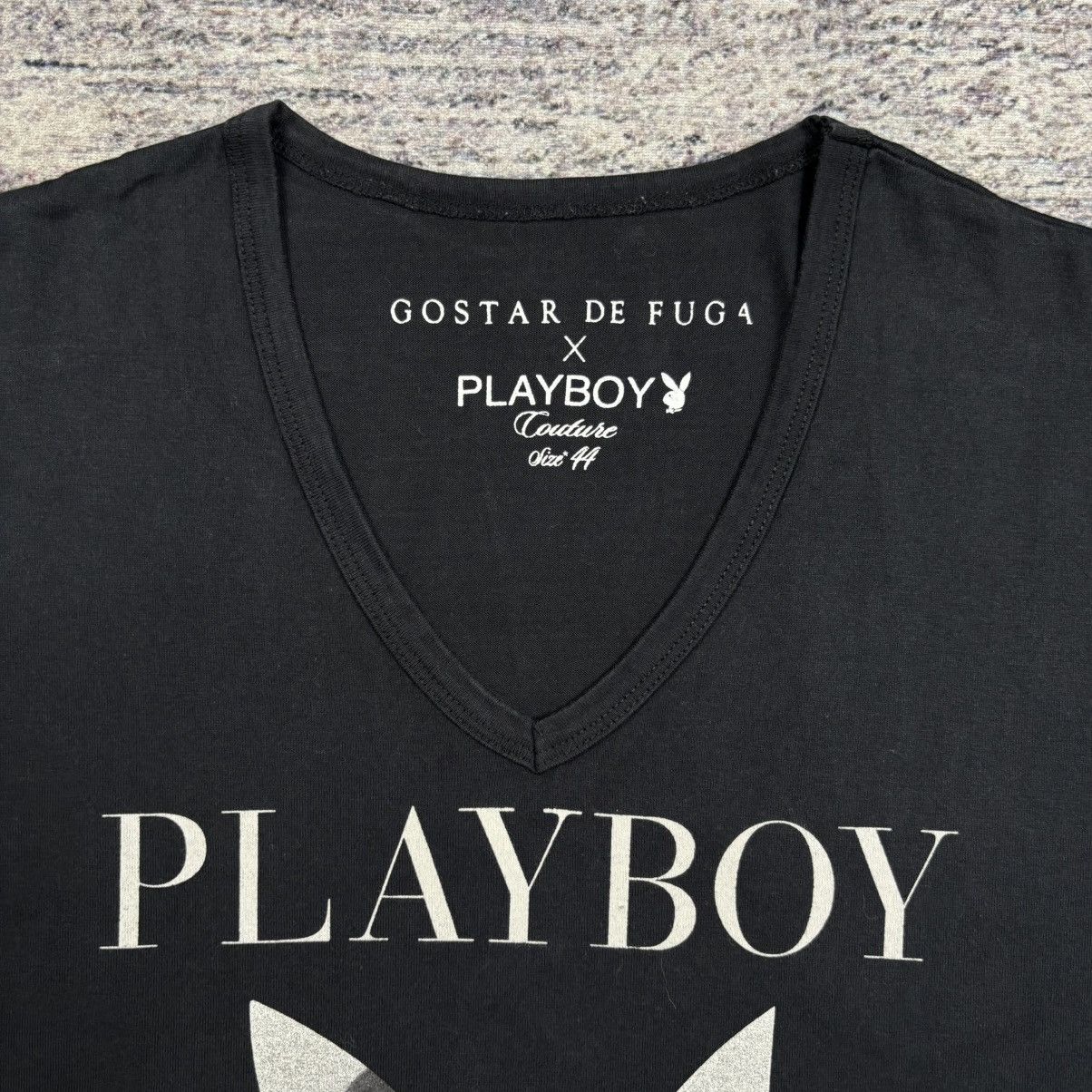 GOSTAR DE FUGA Rare Gostar de fuga x playboy v neck tee vkei lgb style Size US S / EU 44-46 / 1 - 4 Thumbnail