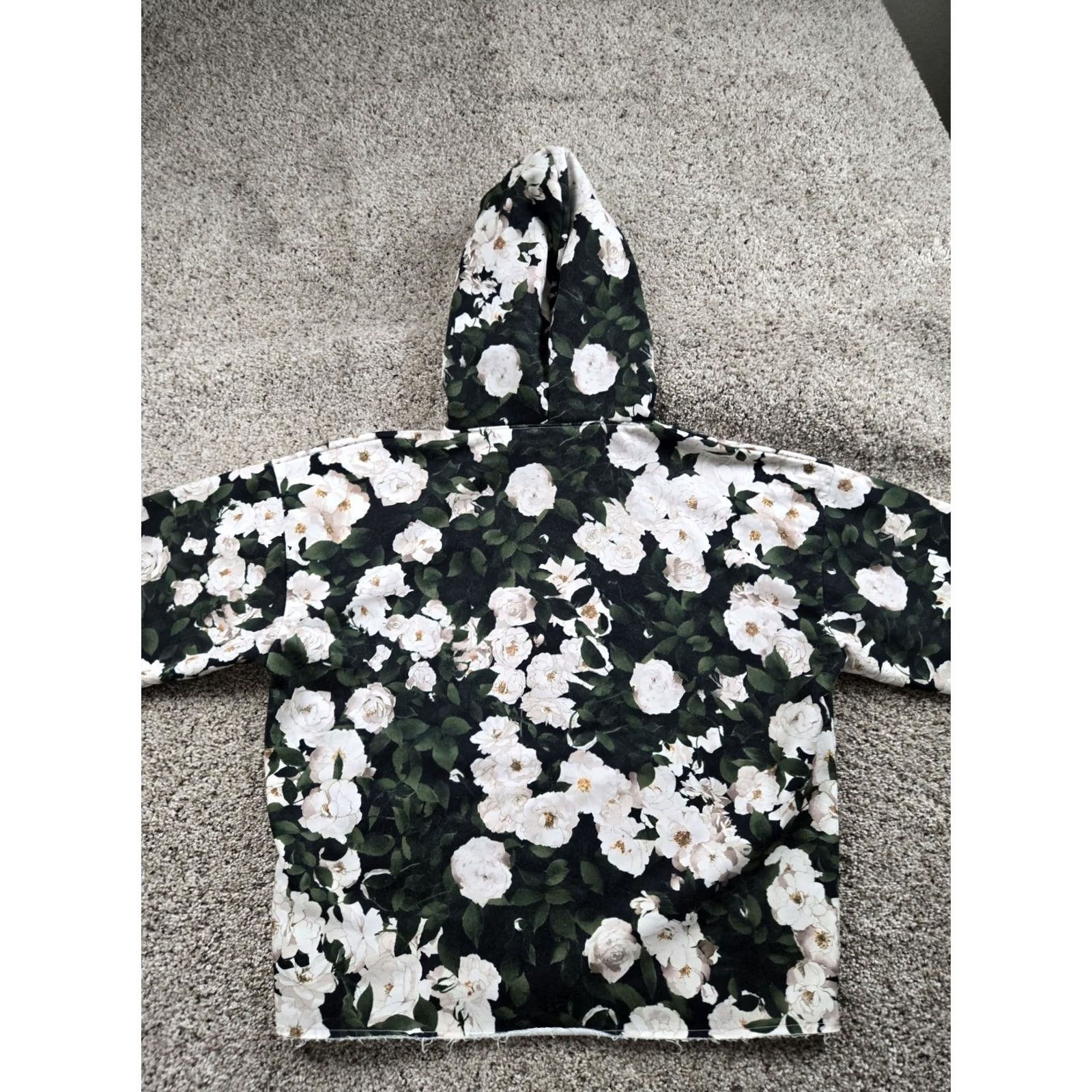 Drew House Drew House Hoodie Small Mens Mascot Pullover Sweatshirt Roses Deconstructed Multicolor Floral Oversized Graphic Print Hooded Knit Cotton Size US S / EU 44-46 / 1 - 7 Thumbnail