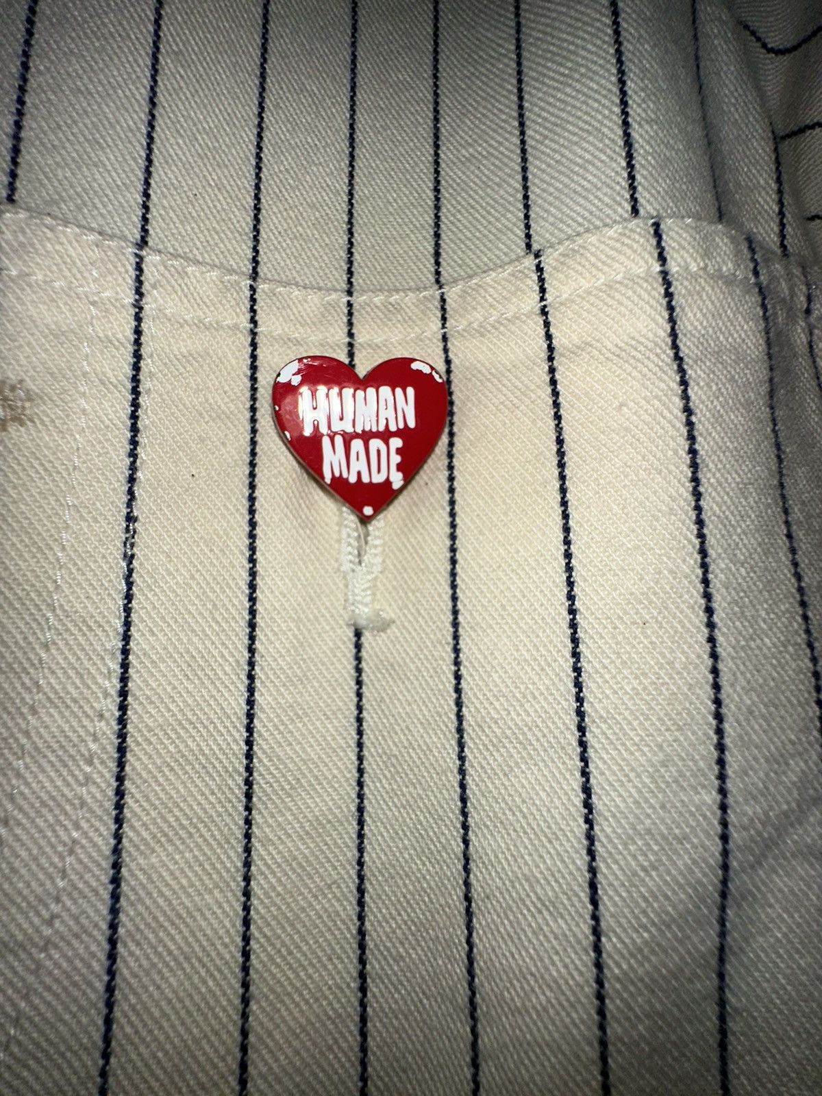 Human Made Human Made Pinstripe Coverall – Rare Size US 32 / EU 48 - 2 Thumbnail
