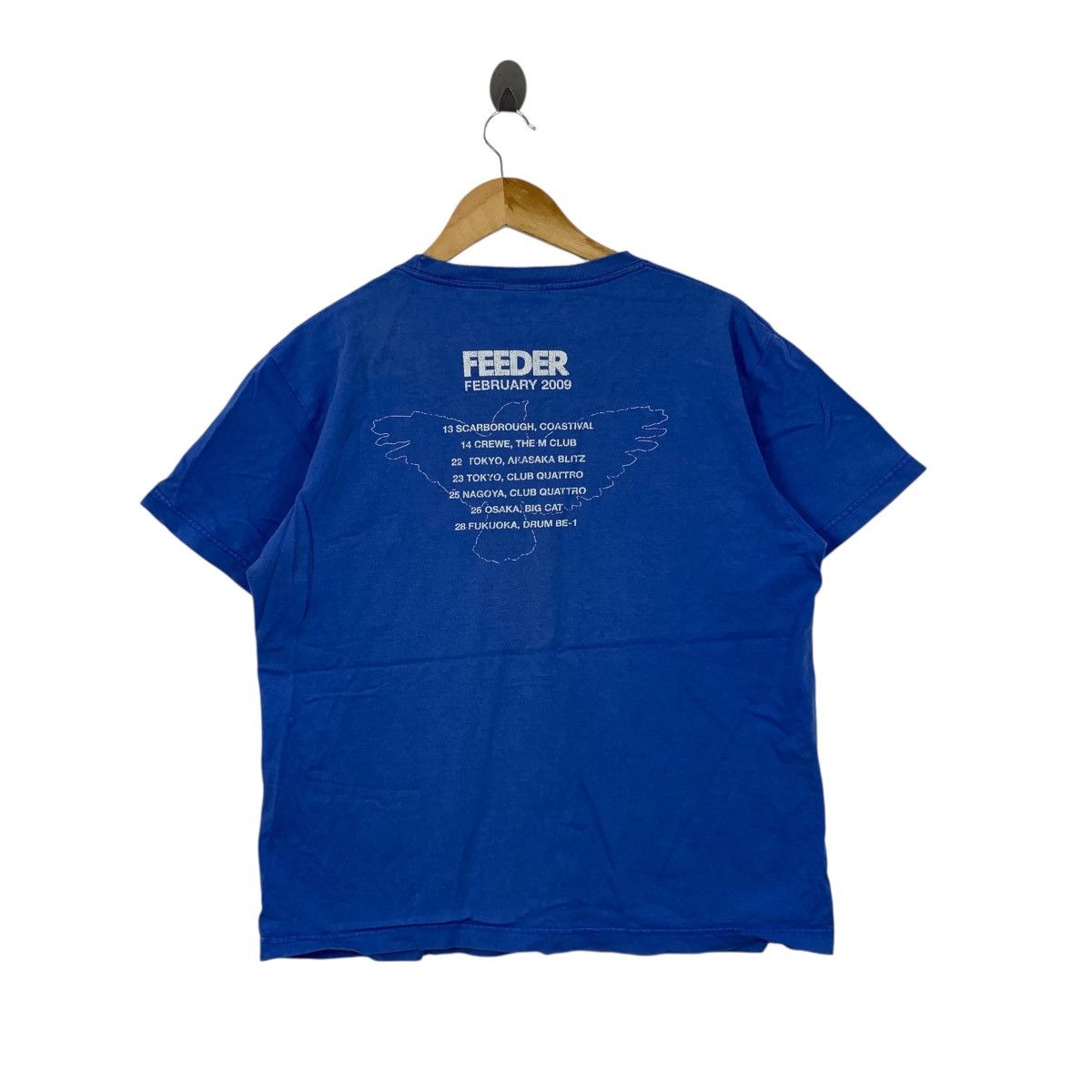 Vintage Vintage Y2K FEEDER Welsh Rock Band By Shoot Short Shirt Size US M / EU 48-50 / 2 - 4 Thumbnail