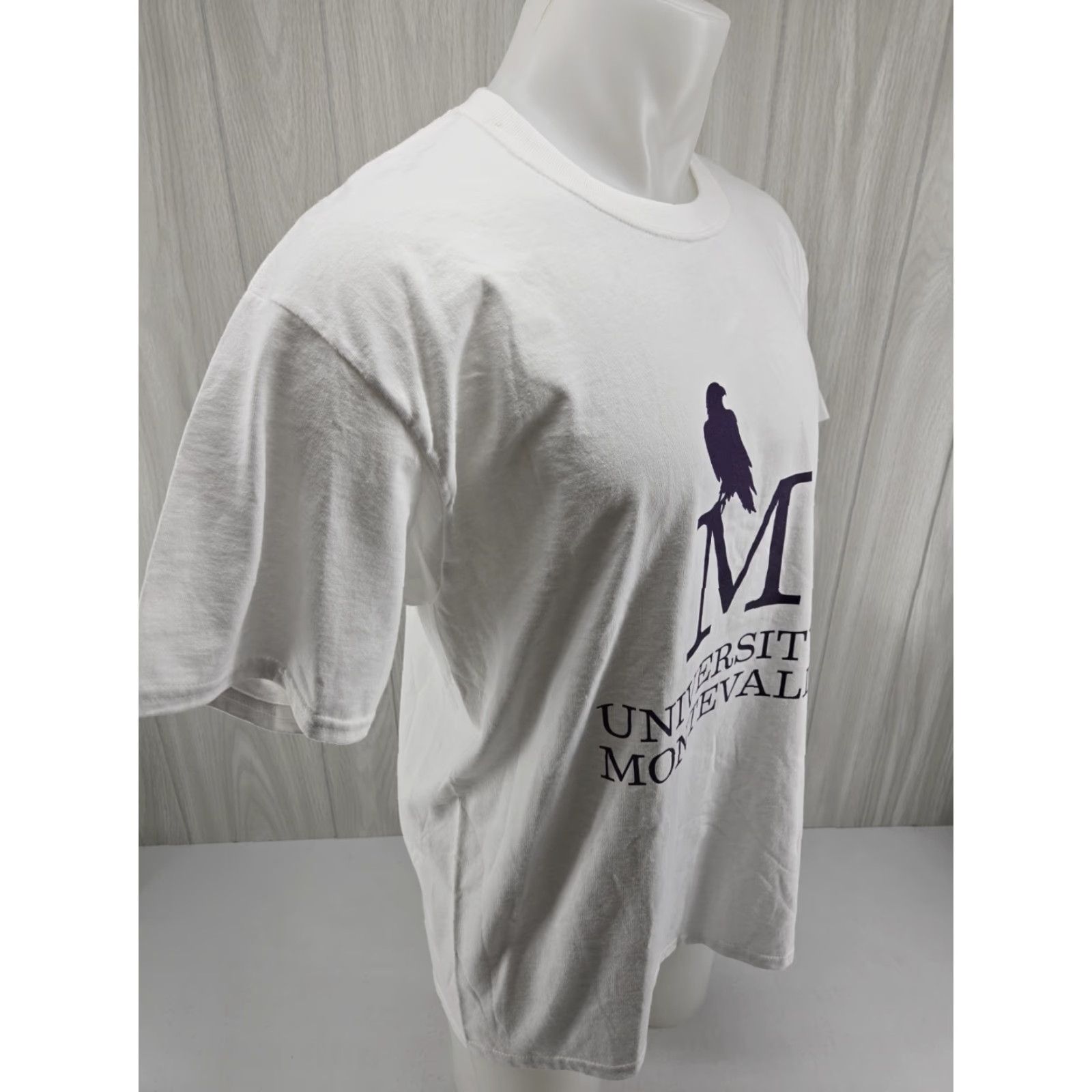 Port & Company University Montevallo Mens Large White T-Shirt Graphic Short Sleeve Size US L / EU 52-54 / 3 - 7 Thumbnail