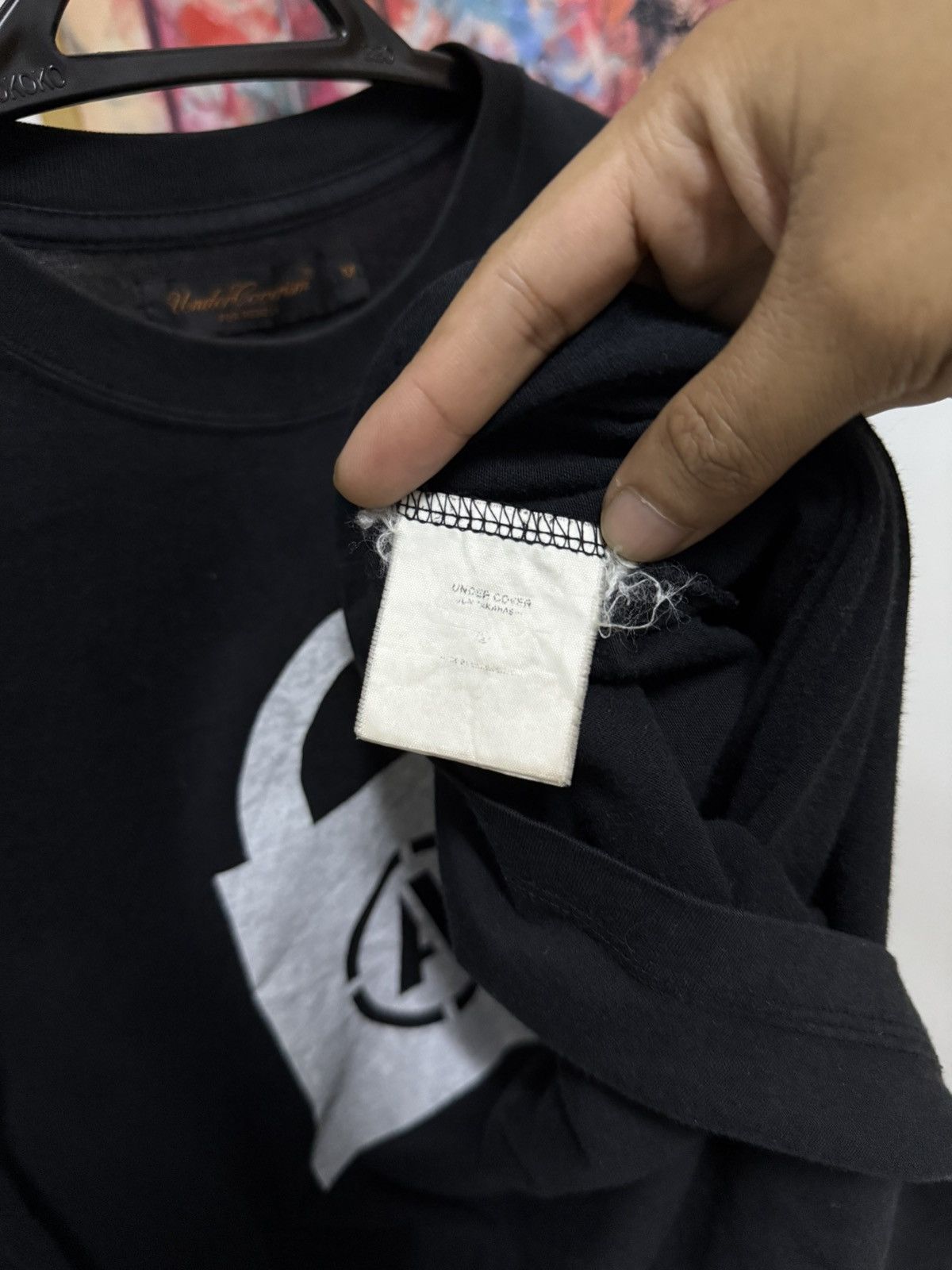Undercover Aw03 "paper Doll" Anarchy pad Lock Long Sleeve tee Size US M / EU 48-50 / 2 - 6 Thumbnail