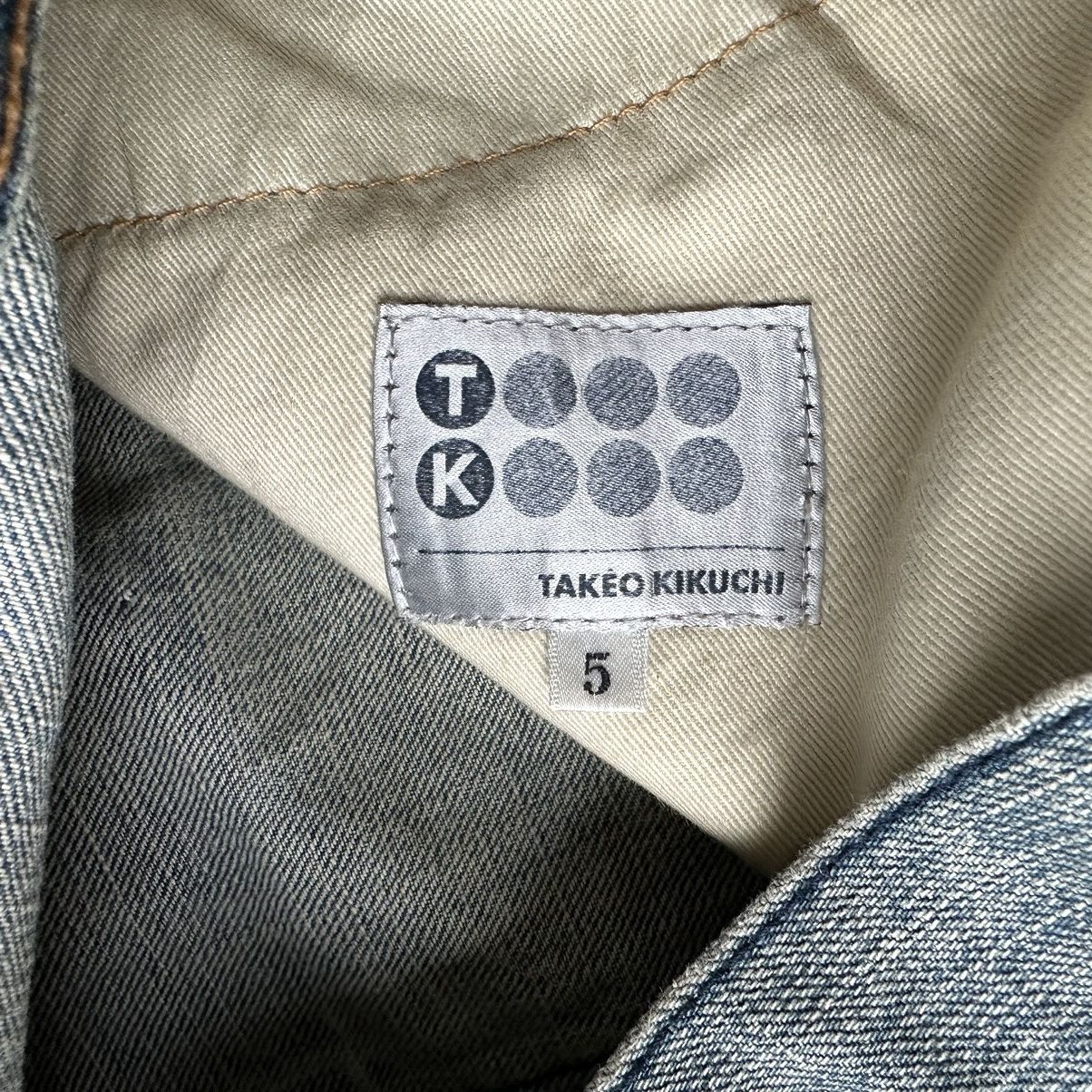 Takeo Kikuchi Vintage Takeo Kikuchi Japan Patchwork Denim 36x32 D657 Size US 36 / EU 52 - 14 Thumbnail