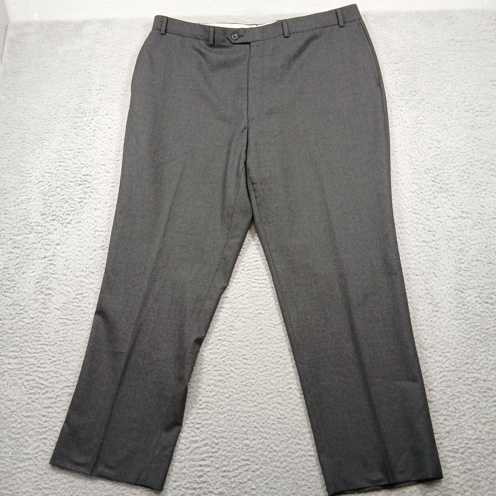 Ralph Lauren Lauren Ralph Lauren Dress Pants Men's 40x30 Grey Flat Front Total Comfort Size US 40 / EU 56 - 2 Thumbnail