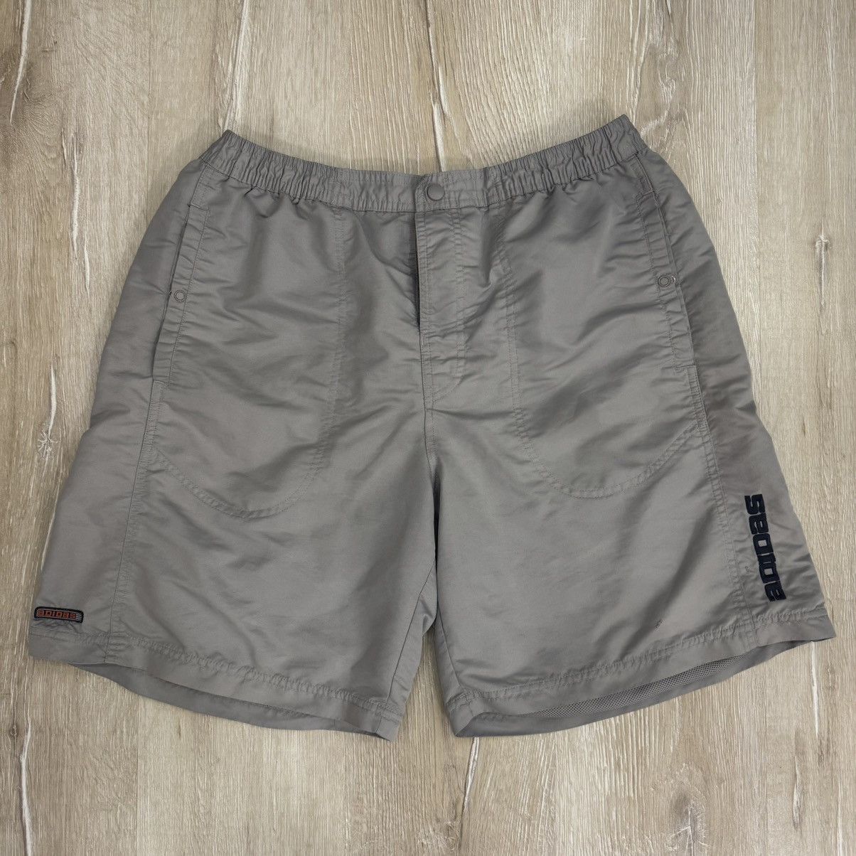 Adidas Adidas Vintage Shorts Men's Size XL Grey Elastic Waist 90s Size US 40 / EU 56 - 9 Thumbnail