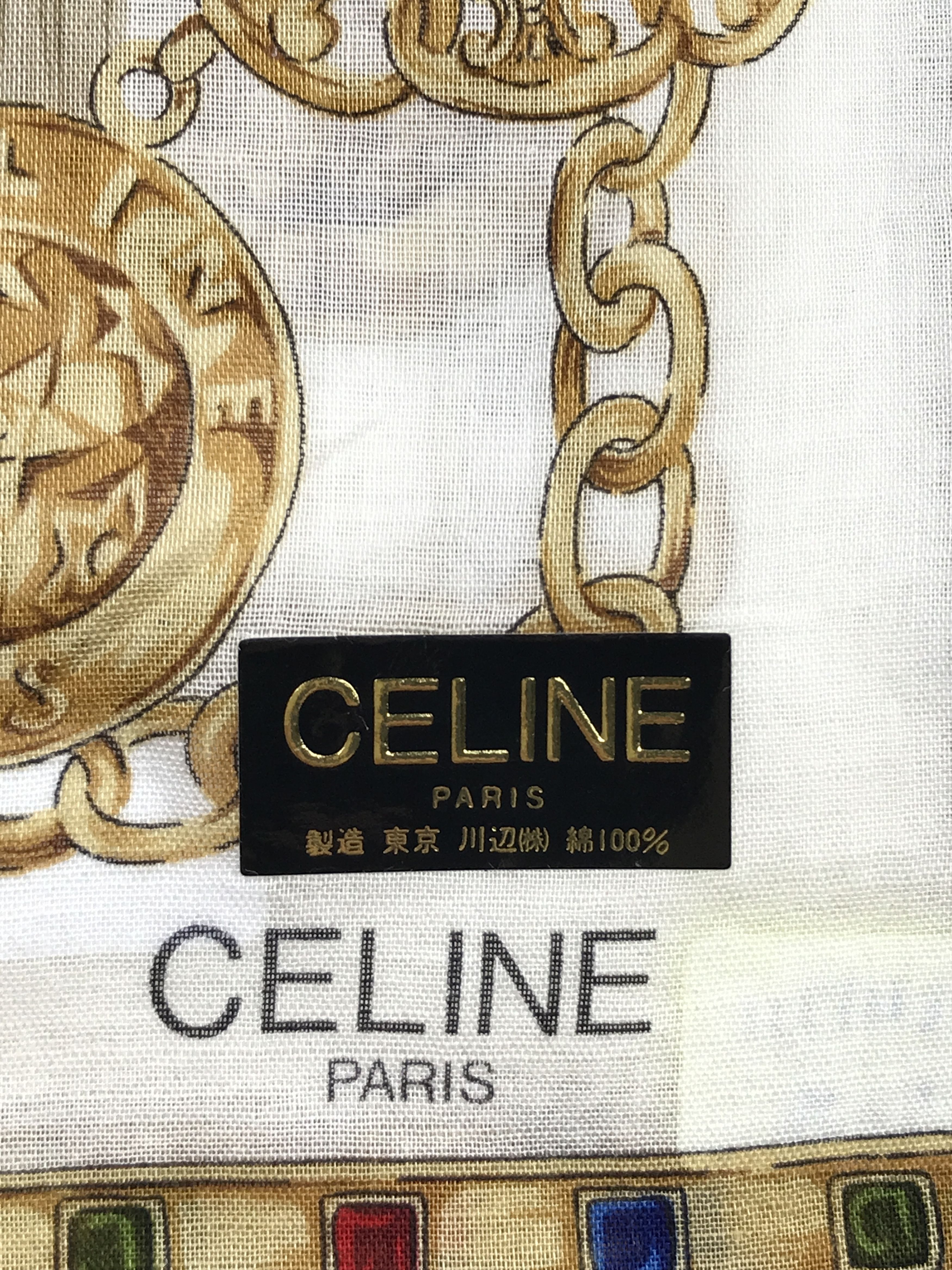 Celine Vintage Celine Bandana Neckerchief Handkerchief Size ONE SIZE - 6 Thumbnail