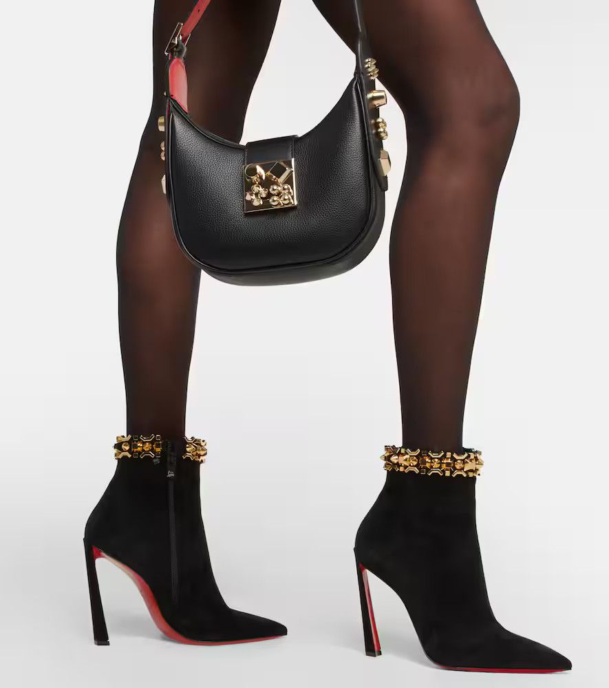 Christian Louboutin o1s1wg110924 Ankle Boots in Black Size US 7 / IT 37 - 5 Thumbnail