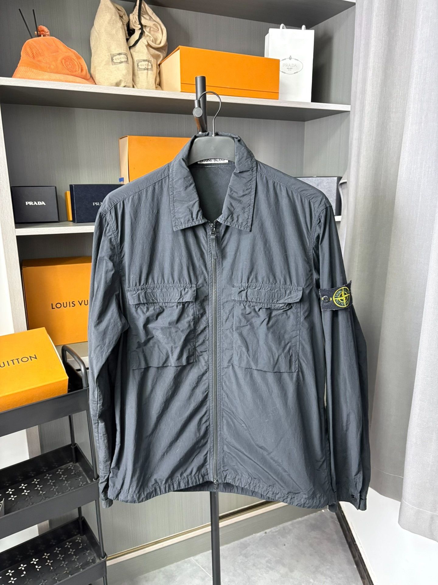 Stone Island Stone Island Nylon Black Light Jacket L Men Size US L / EU 52-54 / 3 - 1 Thumbnail