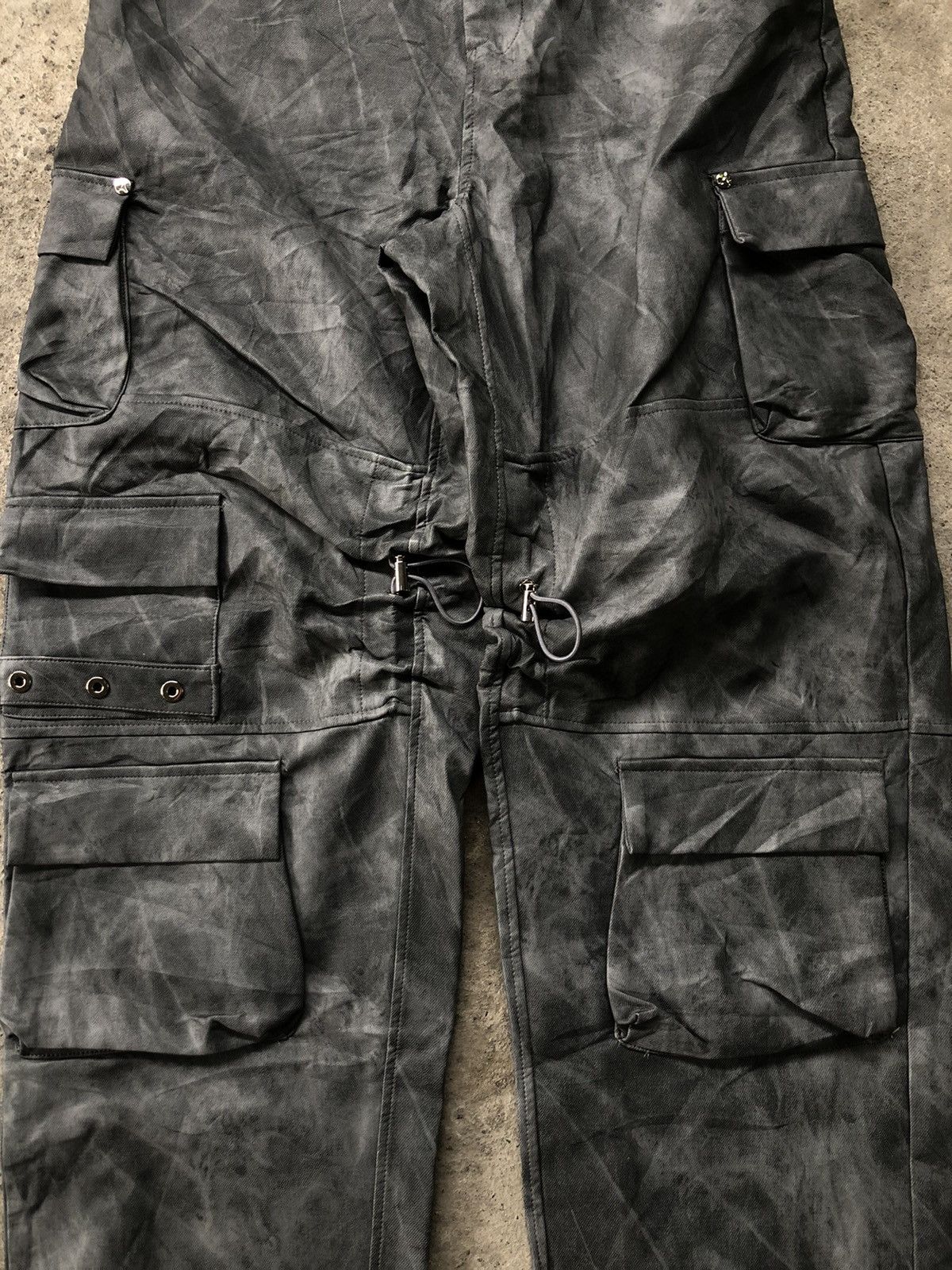 Maniere De Vior × Vintage Maniere De Vior Marble Leather Multi Pocket Pants Size 30" / US 8 / IT 44 - 3 Thumbnail