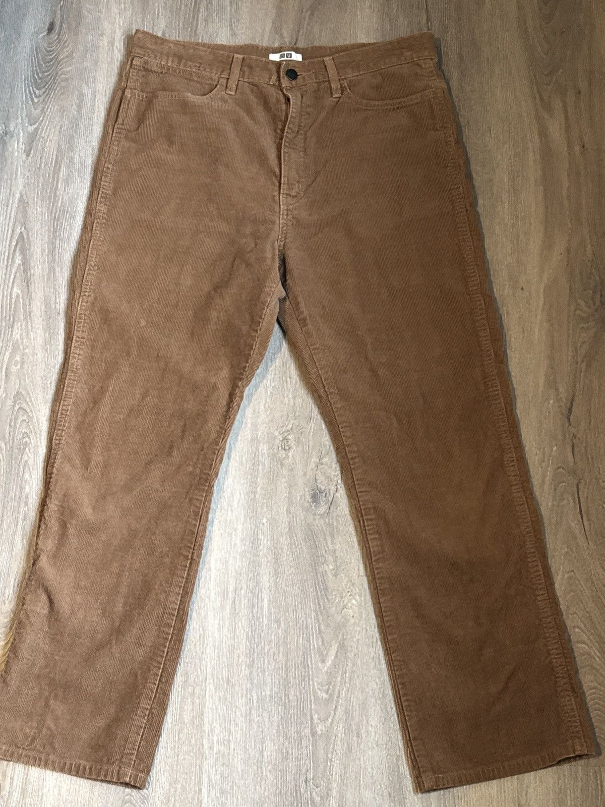 Uniqlo Uniqlo Brown Corduroy Pants Size 32 Minimal Streetwear Size US 32 / EU 48 - 1 Thumbnail