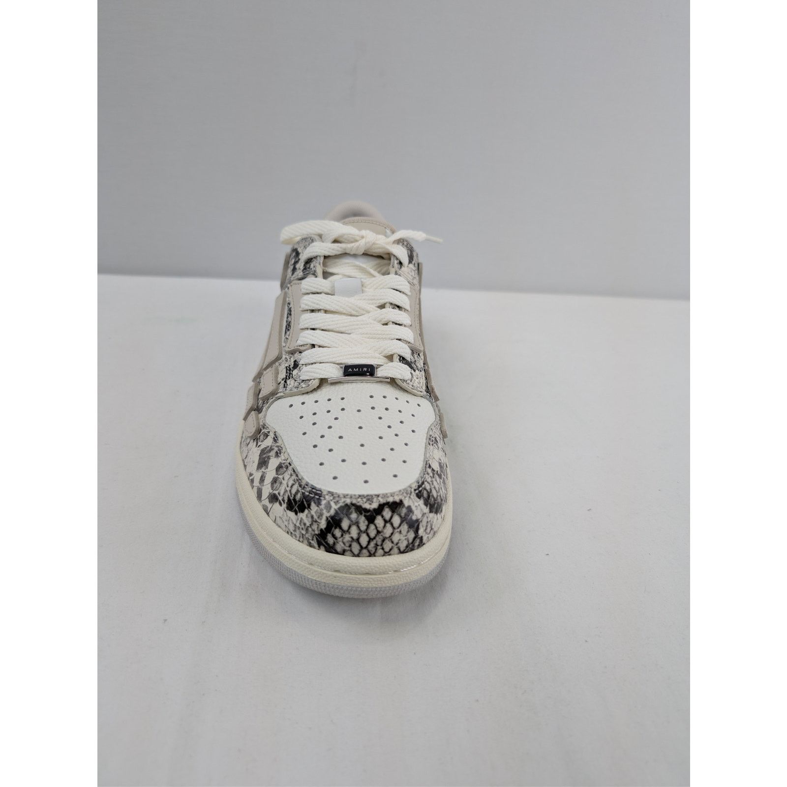 Amiri o1rshd1 Snake Skeleton Top Low Sneakers in Alabaster Size US 8 / EU 41 - 11 Thumbnail