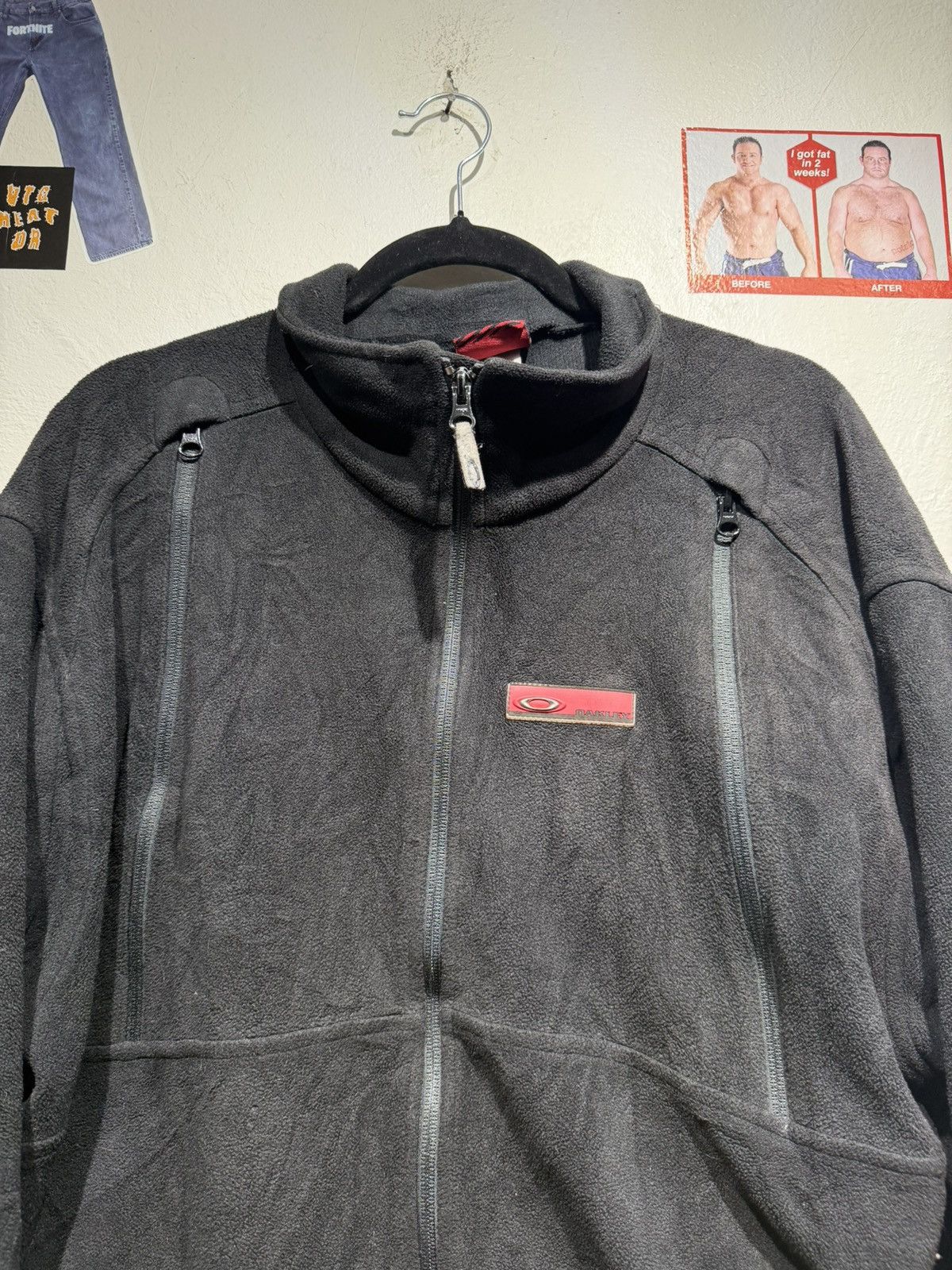 Oakley Vintage Oakley software zip up fleece Size US XL / EU 56 / 4 - 4 Thumbnail