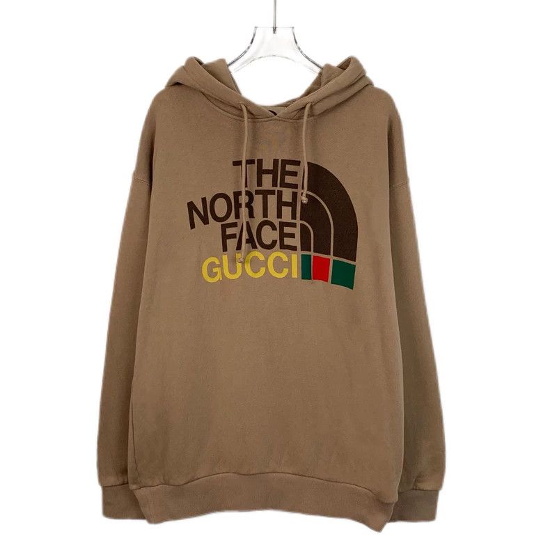 Gucci Gucci Co-branded brown logo letter print cotton hooded dra Size US XS / EU 42 / 0 - 1 Thumbnail