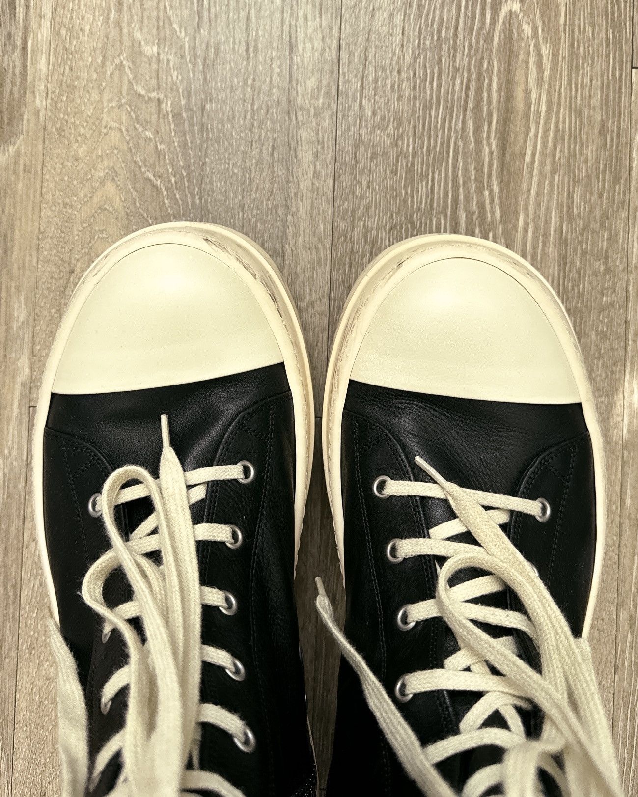 Rick Owens Rick Owens Black Temple Mega Bumper Sneaker Size EU 44 US 11 Size US 11 / EU 44 - 10 Thumbnail