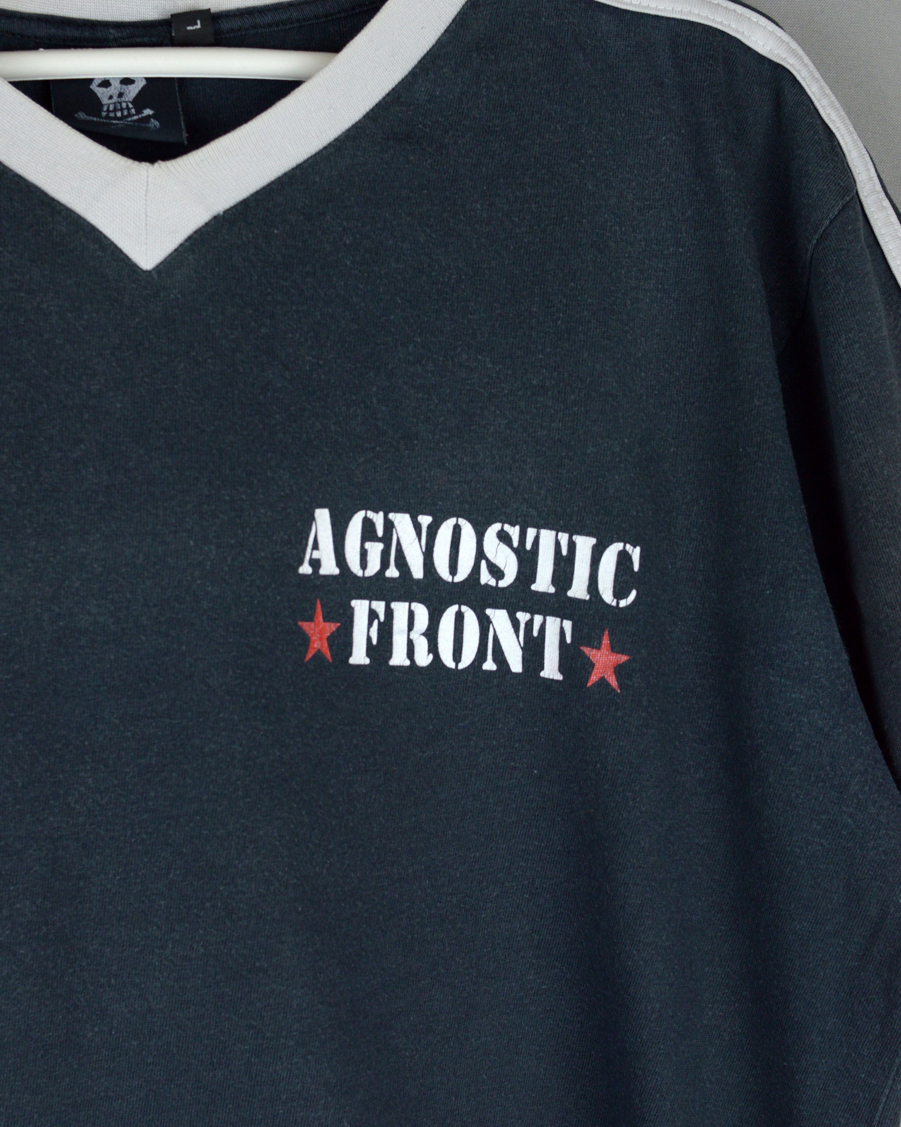 Band Tees × Vintage Vintage Agnostic Front Hardcore United 90s t shirt Size US L / EU 52-54 / 3 - 3 Thumbnail