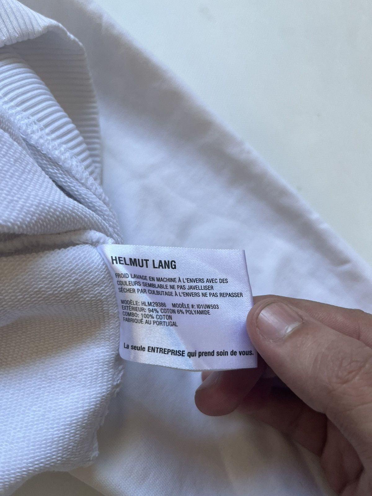 Helmut Lang Helmut Lang "Puppy" Graphic Hoodie – Receipt Label Detail Size US M / EU 48-50 / 2 - 8 Thumbnail