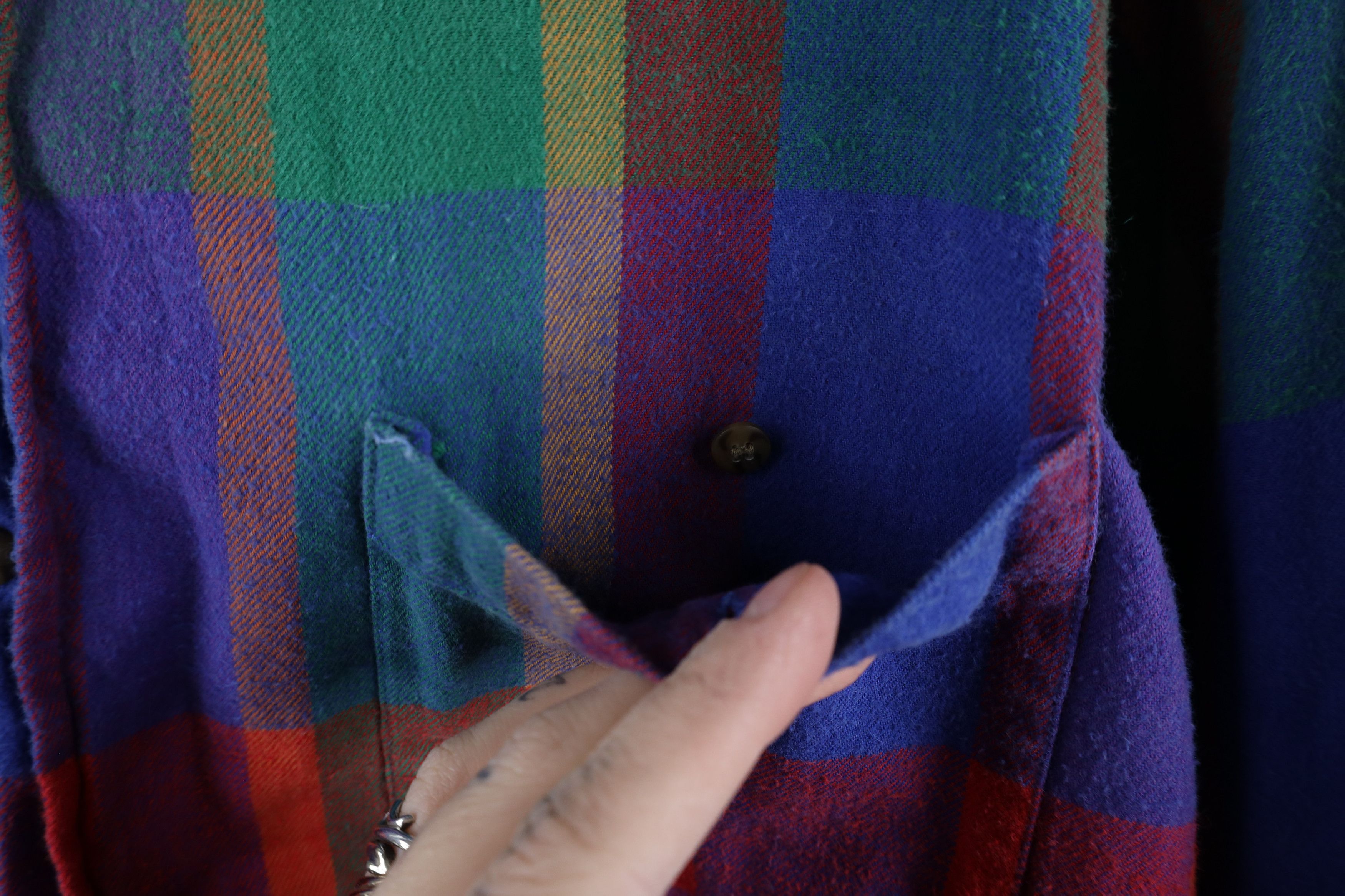 Vintage Vintage 90s Streetwear Plaid Flannel Button Down Shirt Size US M / EU 48-50 / 2 - 5 Thumbnail