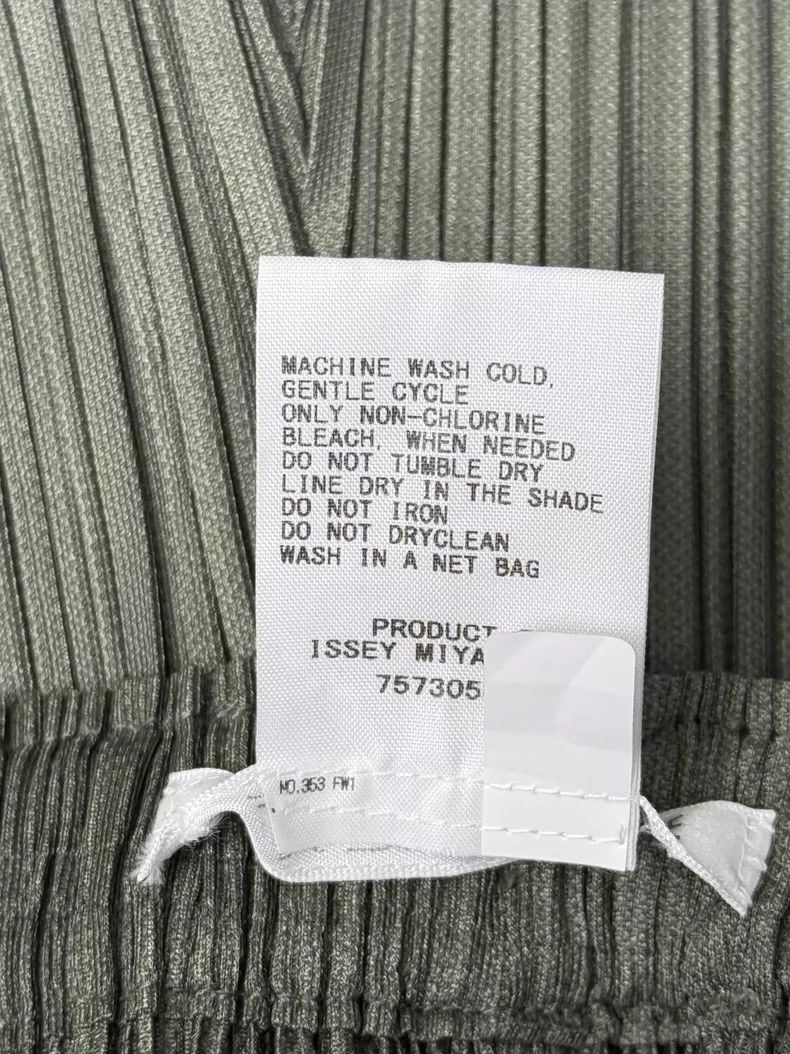 Issey Miyake issey miyake size:1 Light green pleated pants Size 42" / US 20 - 5 Thumbnail