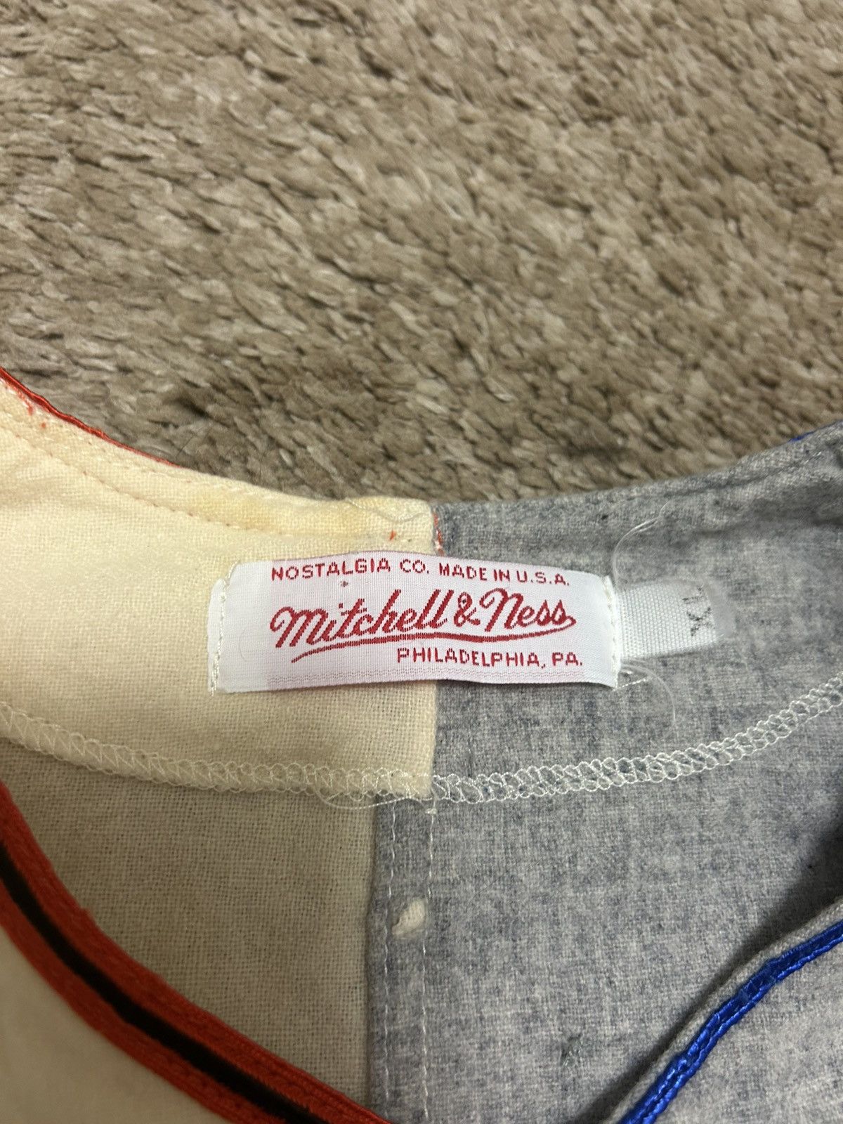 Mitchell & Ness Dodgers/Giants Mitchell & Ness - Cream & Gray XL Size US XL / EU 56 / 4 - 4 Thumbnail