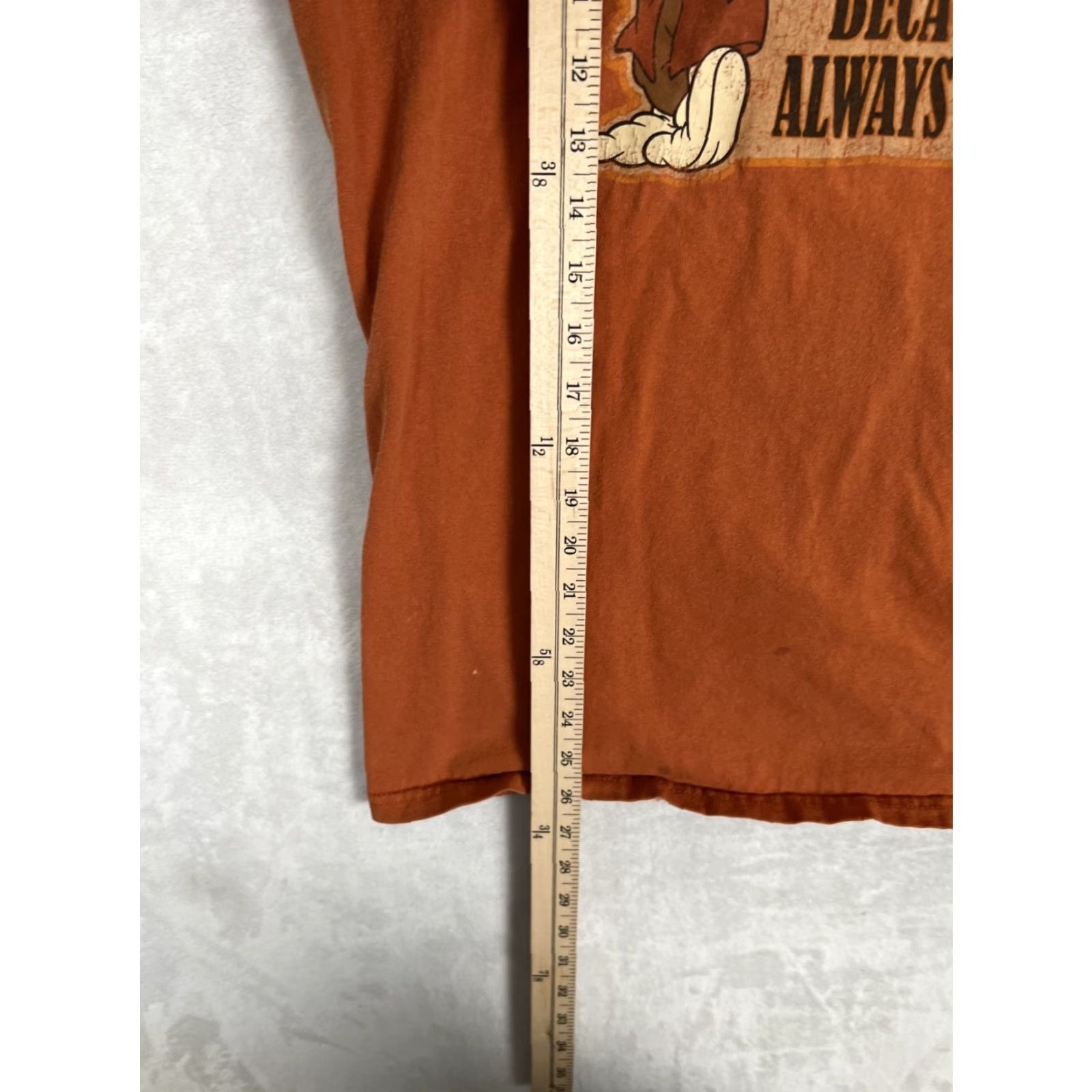 Disney VINTAGE Disney Grumpy T-Shirt Men L Orange Snow White I Don't Need Your Opinion 90s Christmas Funny Crew Neck Short Sleeve Cotton Shirt Size US L / EU 52-54 / 3 - 5 Thumbnail