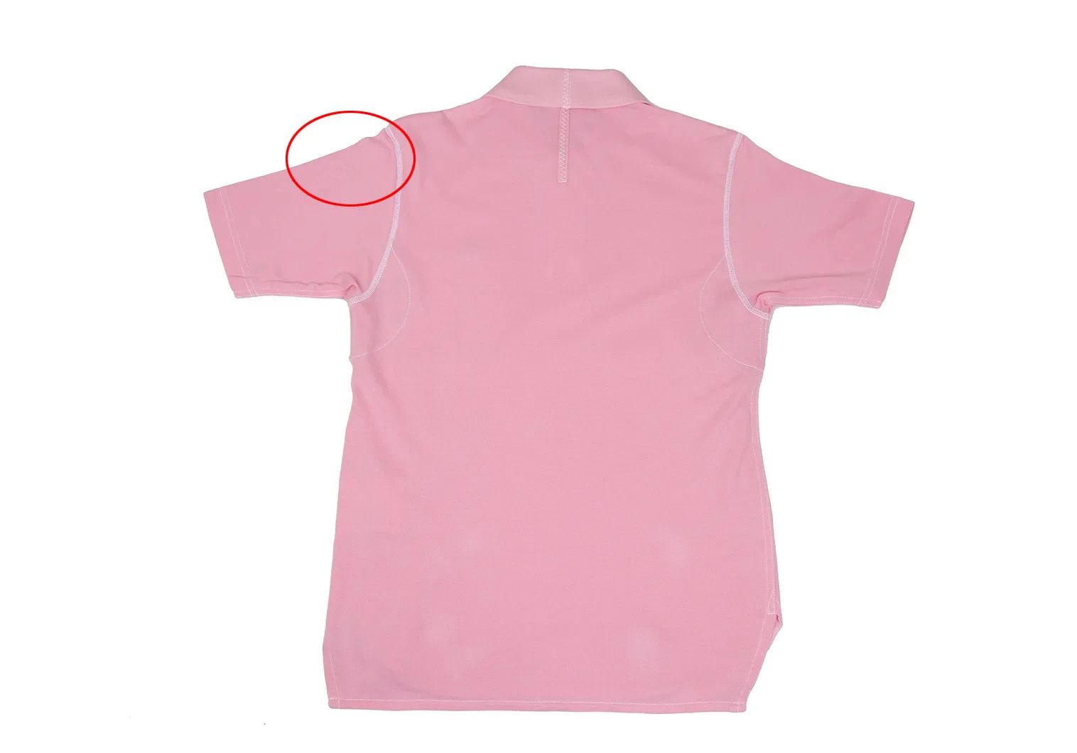Junya Watanabe Pink Polo Shirt in Size S, Slight Sheerness Size US S / EU 44-46 / 1 - 12 Thumbnail
