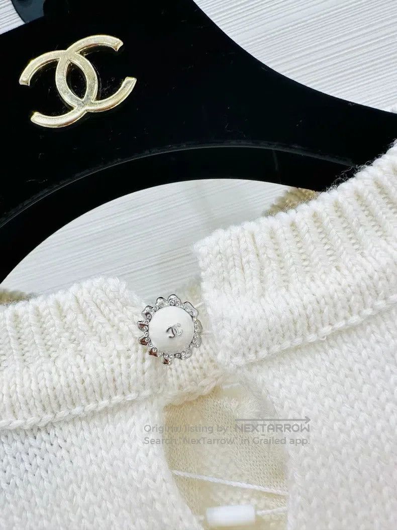 Chanel Chanel 25K super obedient collarbone kitten sweater Size XS / US 0-2 / IT 36-38 - 6 Thumbnail