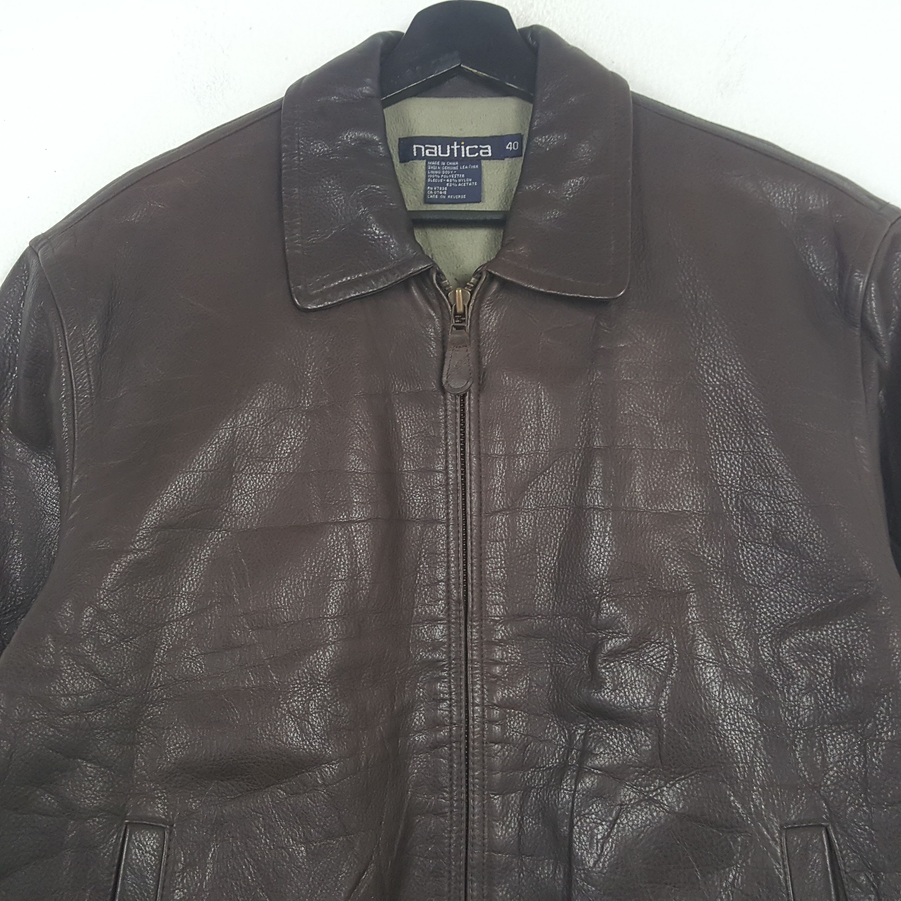 NAUTICA x Custom SKULL Bones Art Design Jacket C290N28