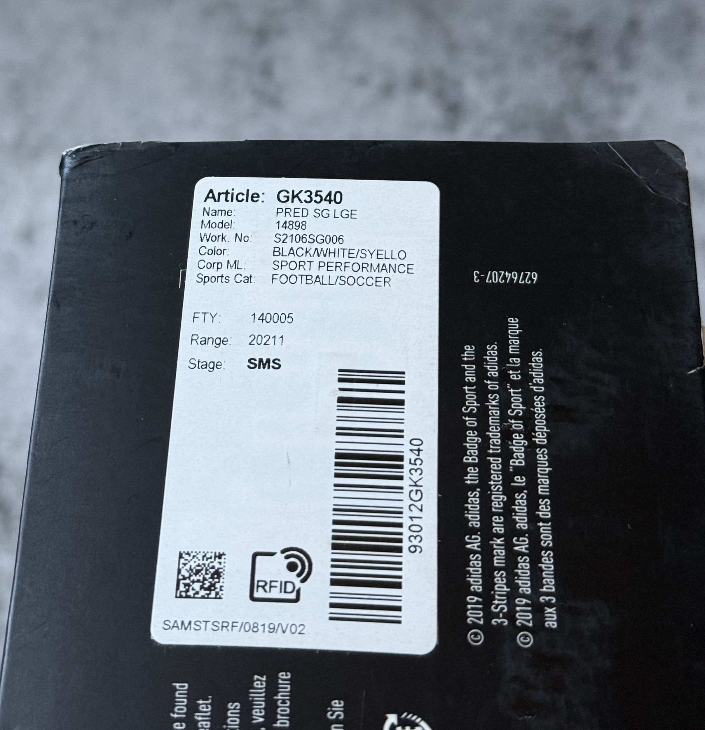 Adidas Adidas Predator 20 League SHIN PADS GK3540 M FOOTBALL SOCCER Size ONE SIZE - 4 Thumbnail