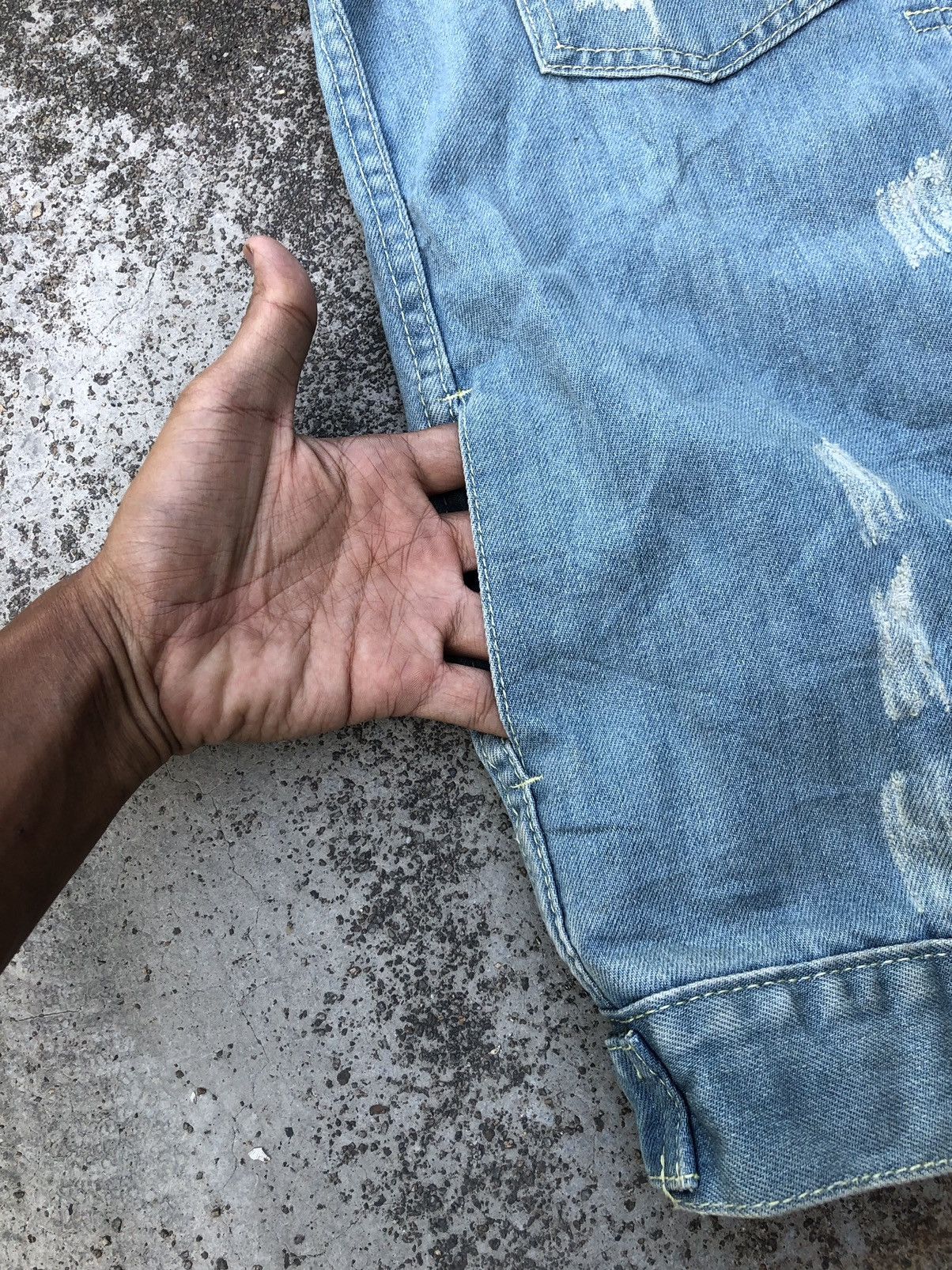 Japanese Brand RIPPED FUNKY TYPE 2 DENIM JACKET Size M / US 6-8 / IT 42-44 - 5 Thumbnail