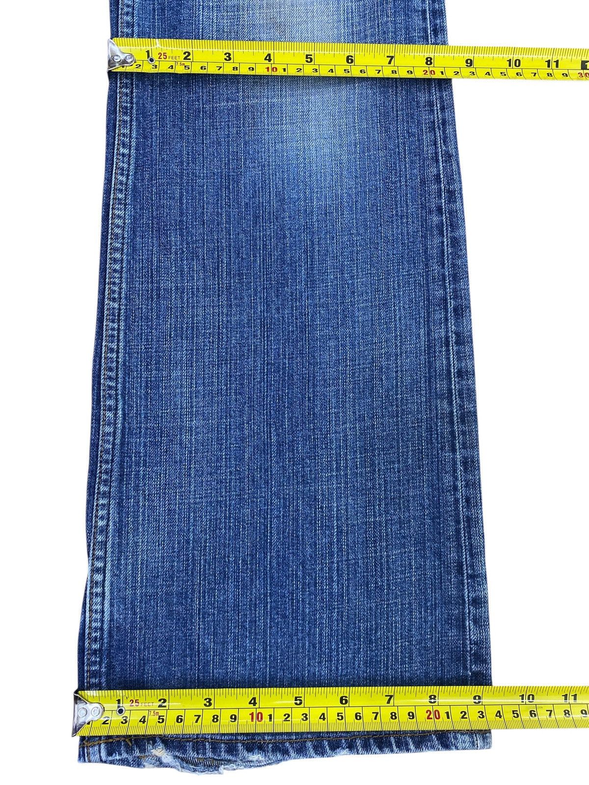 Japanese Brand Japanese Brand Light Blue Wash Whiskered Style Flare Jeans Size US 32 / EU 48 - 9 Thumbnail