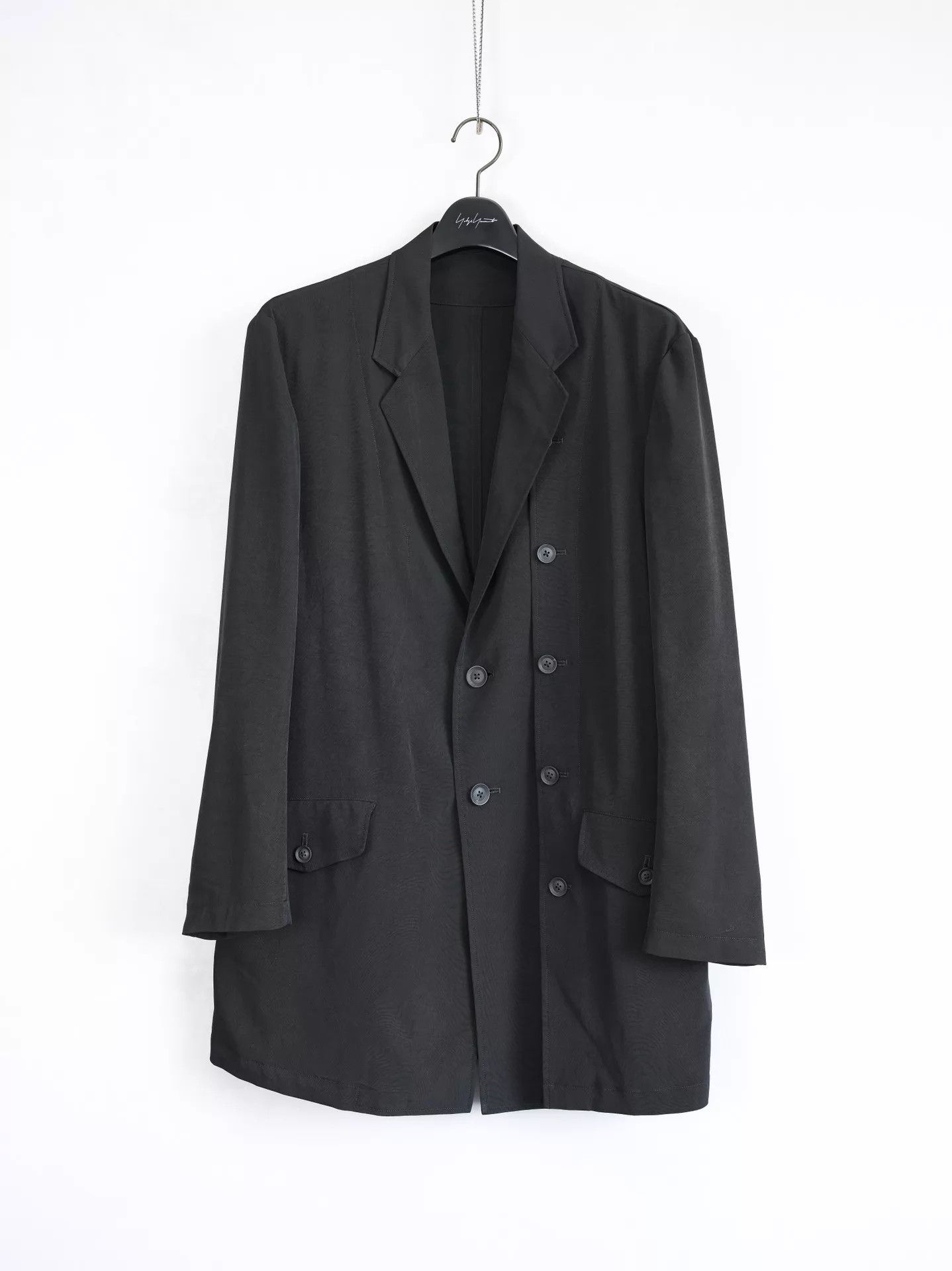 Yohji Yamamoto Yohji Yamamoto 22SS Deconstructed Removable Triacetate Jkt Size US M / EU 48-50 / 2 - 1 Thumbnail