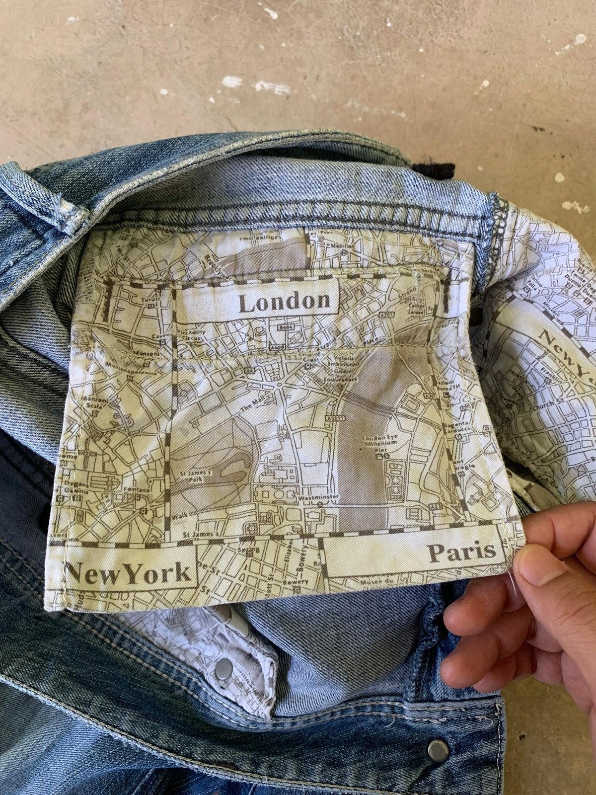 Japanese Brand Back Number Tokyo Curved 3D Distressed Denim Jeans Size US 30 / EU 46 - 7 Thumbnail