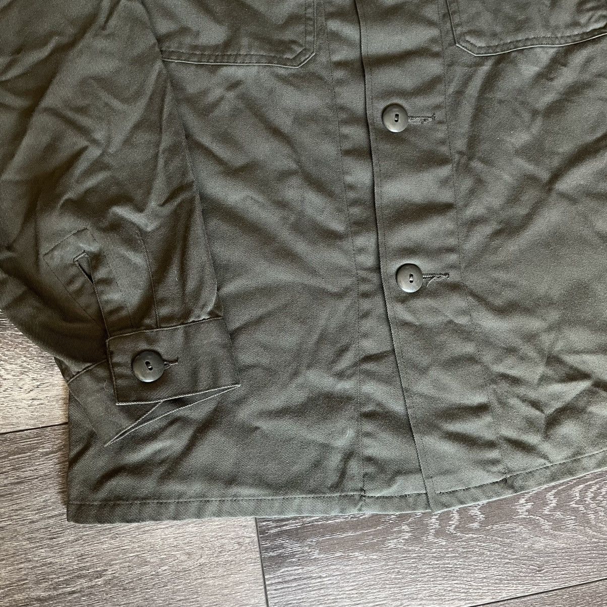 Vintage Vintage 80s German Army Military Field Button Up Shirt Khaki Size US L / EU 52-54 / 3 - 3 Thumbnail